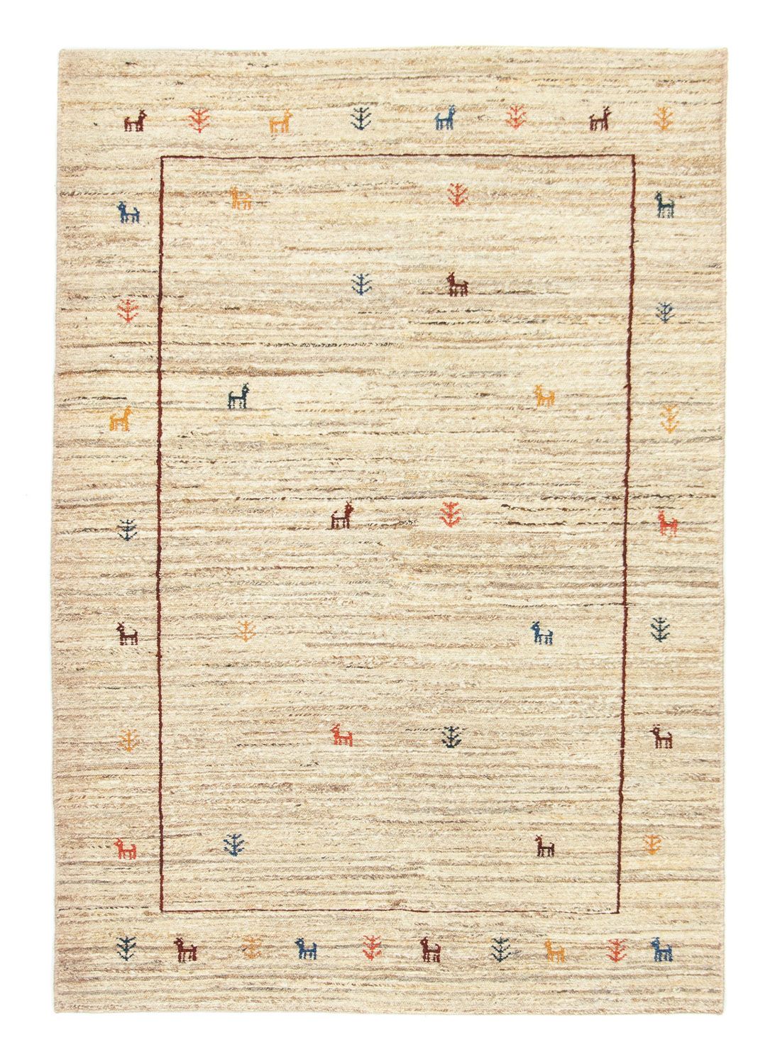 Gabbeh Teppich - Perser 174 x 121 cm - beige