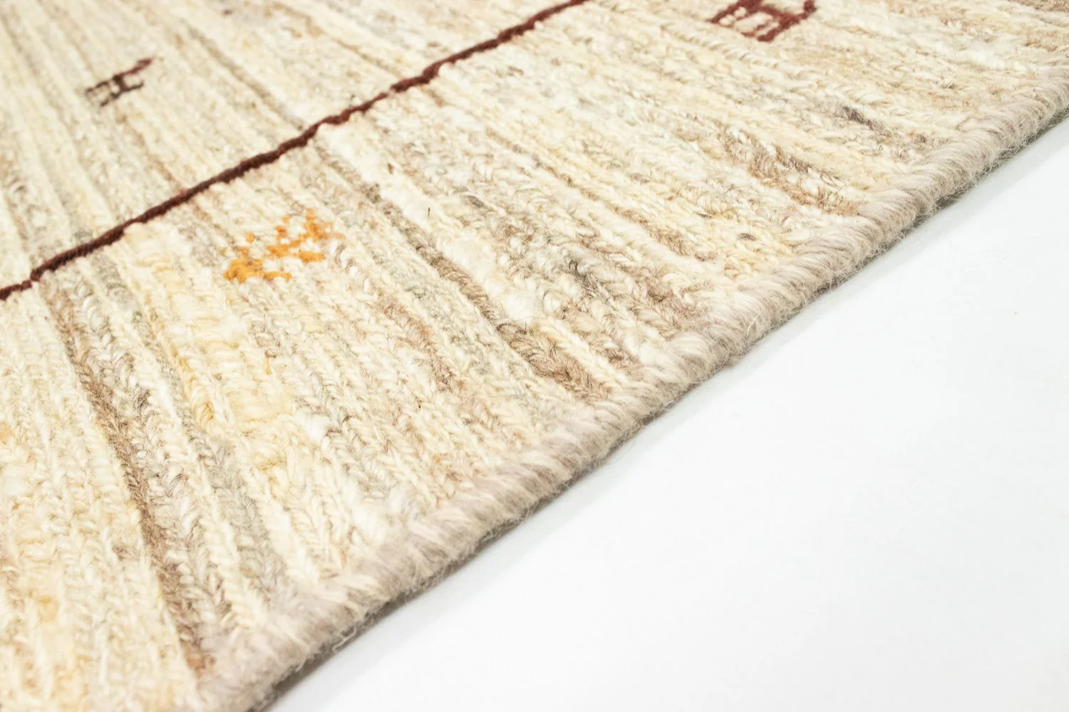 Gabbeh Teppich - Perser 174 x 121 cm - beige - Image 3