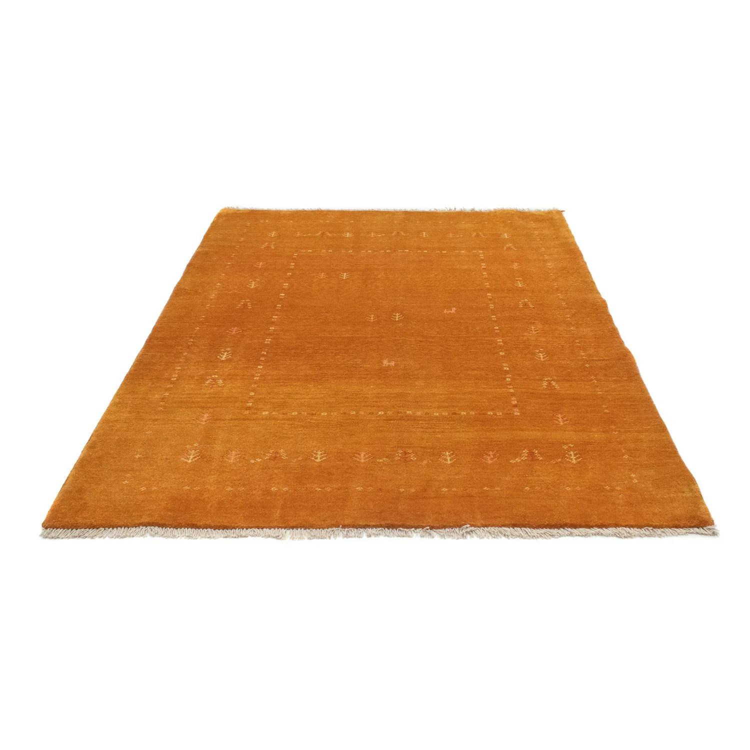 Gabbeh Teppich - Perser 187 x 147 cm - gold - Image 5