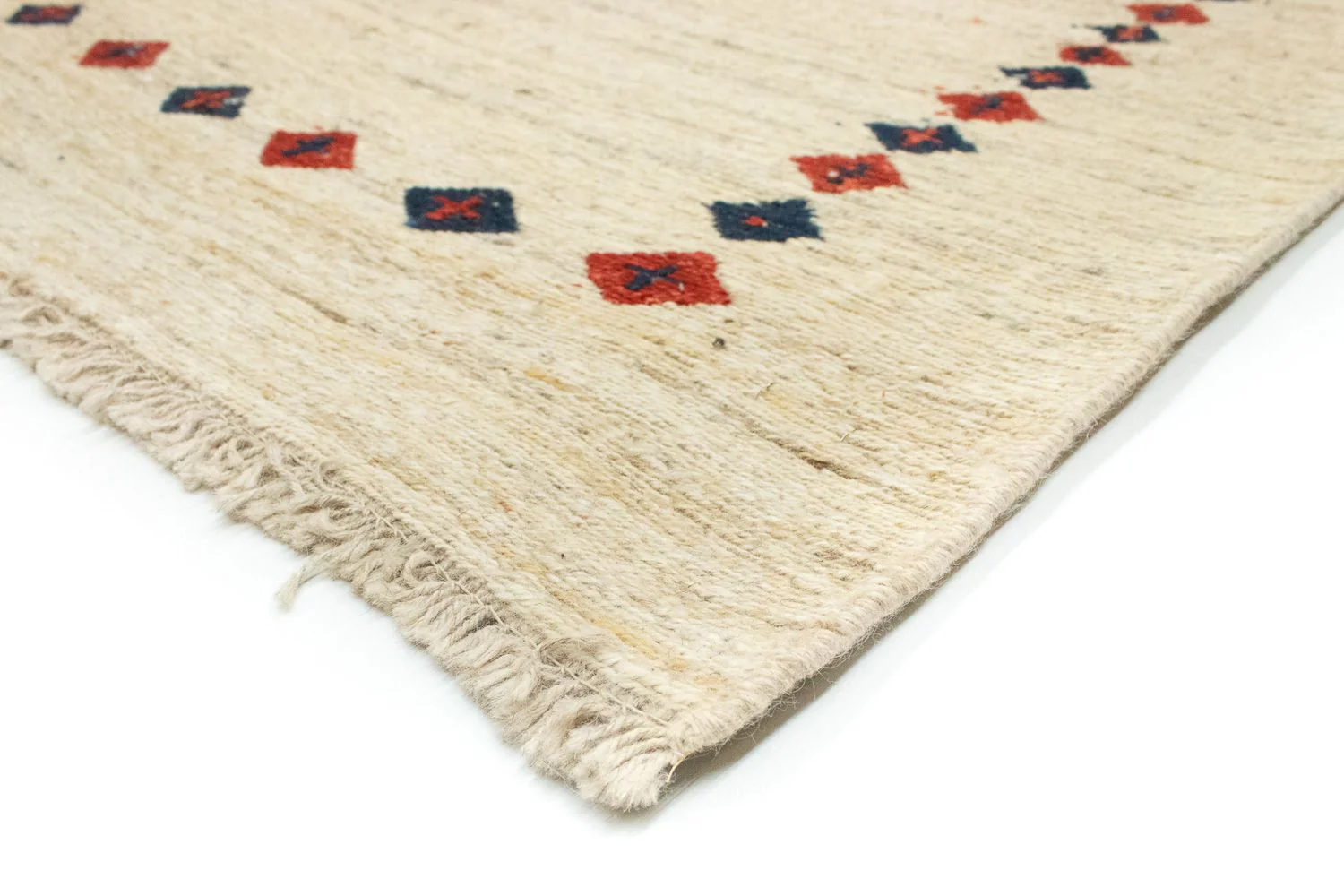 Gabbeh Teppich - Perser 192 x 148 cm - beige - Image 2