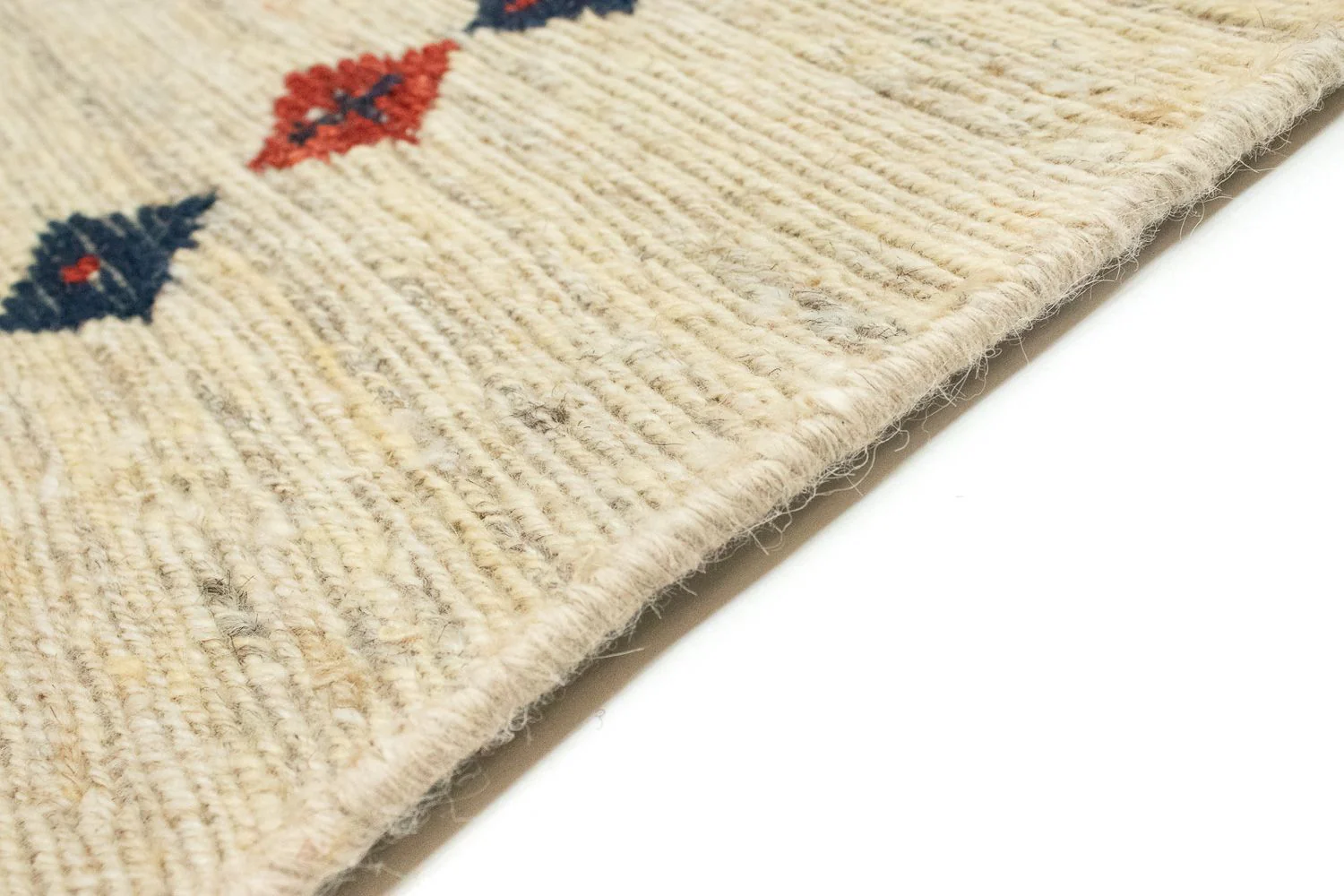 Gabbeh Teppich - Perser 192 x 148 cm - beige - Image 3