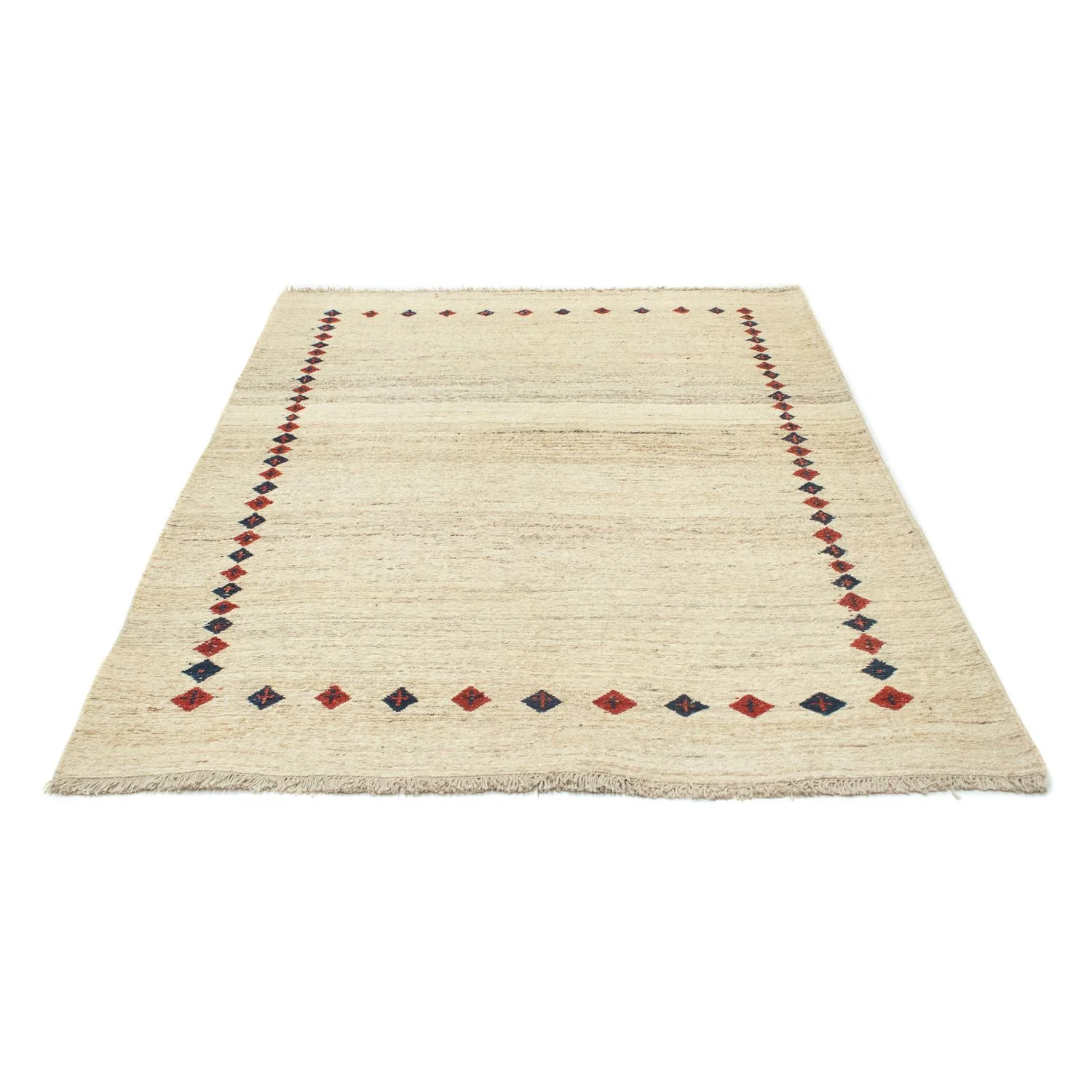 Gabbeh Teppich - Perser 192 x 148 cm - beige - Image 5