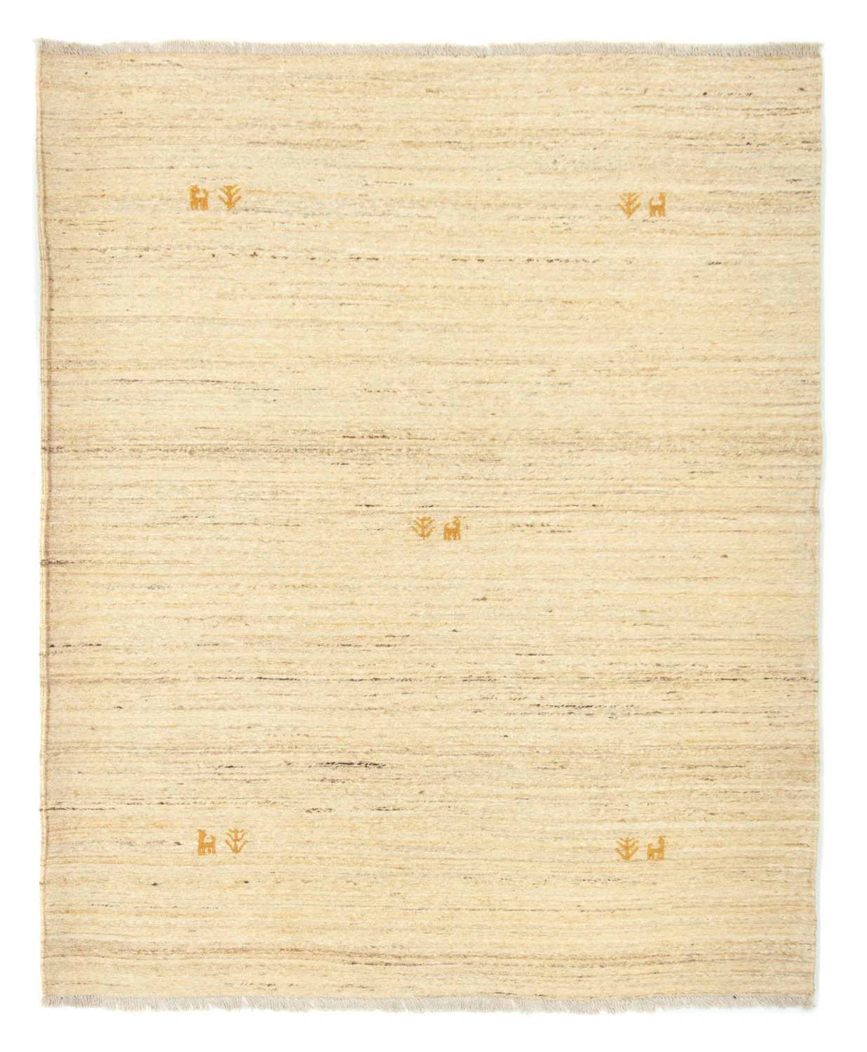 Gabbeh Teppich - Perser 192 x 156 cm - beige