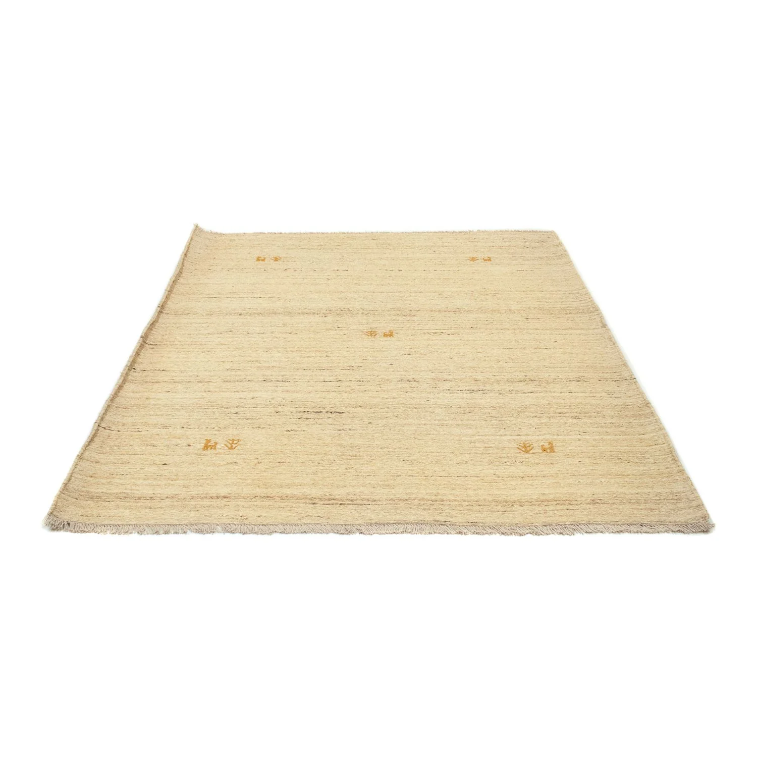 Gabbeh Teppich - Perser 192 x 156 cm - beige - Image 4