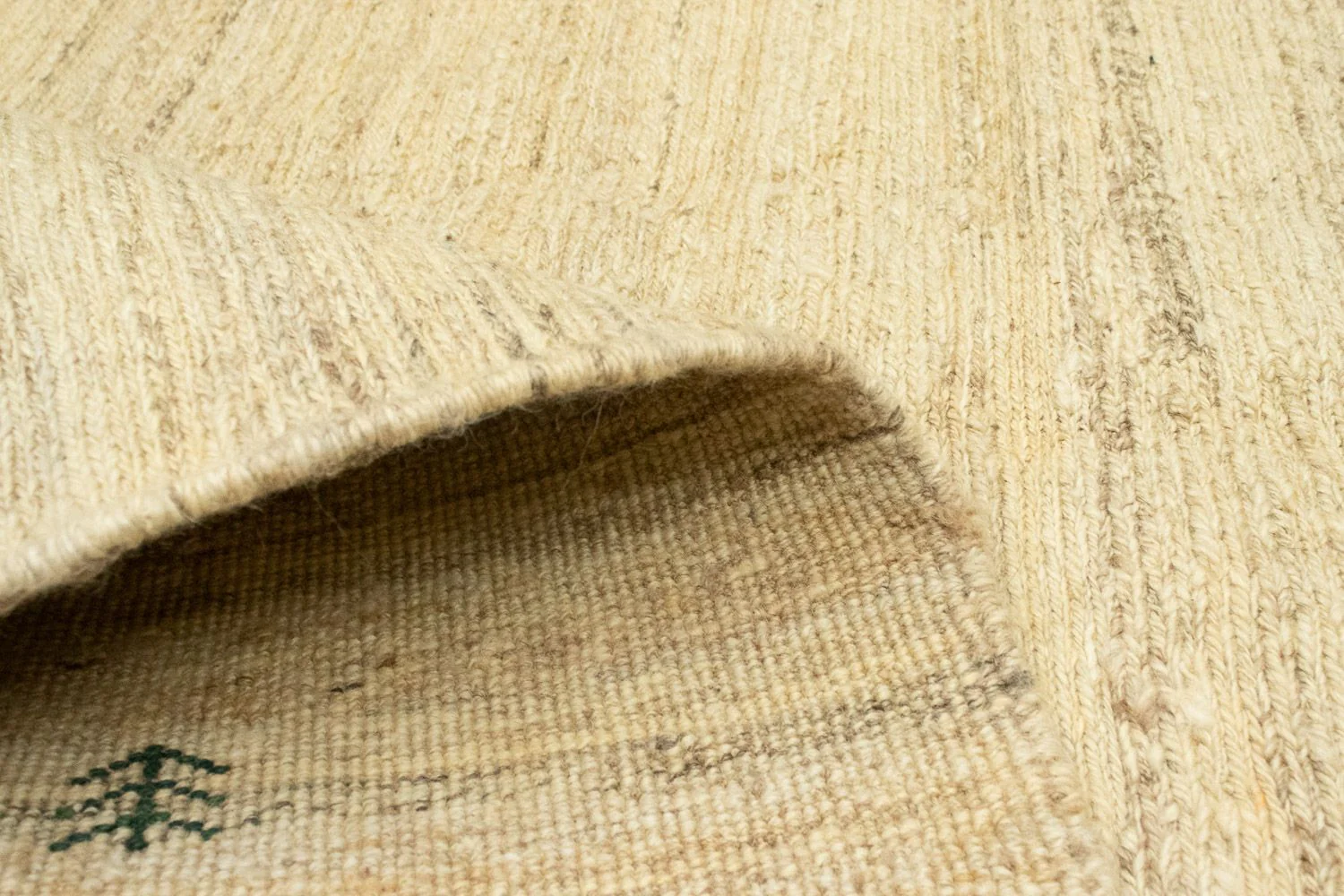 Gabbeh Teppich - Perser 194 x 167 cm - beige - Image 4
