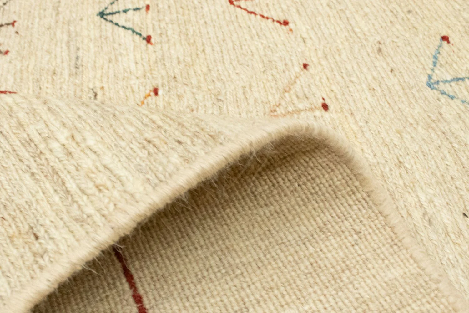 Gabbeh Teppich - Perser 195 x 144 cm - beige - Image 4