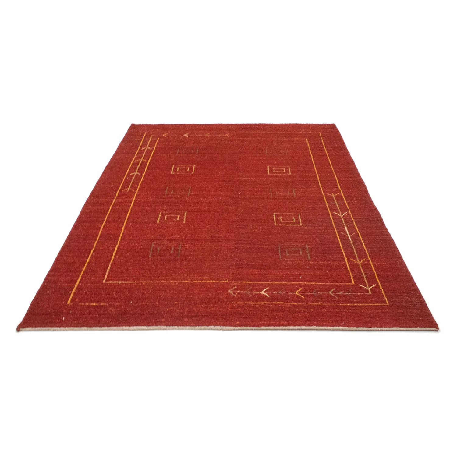Gabbeh Teppich - Perser 196 x 146 cm - rot - Image 4