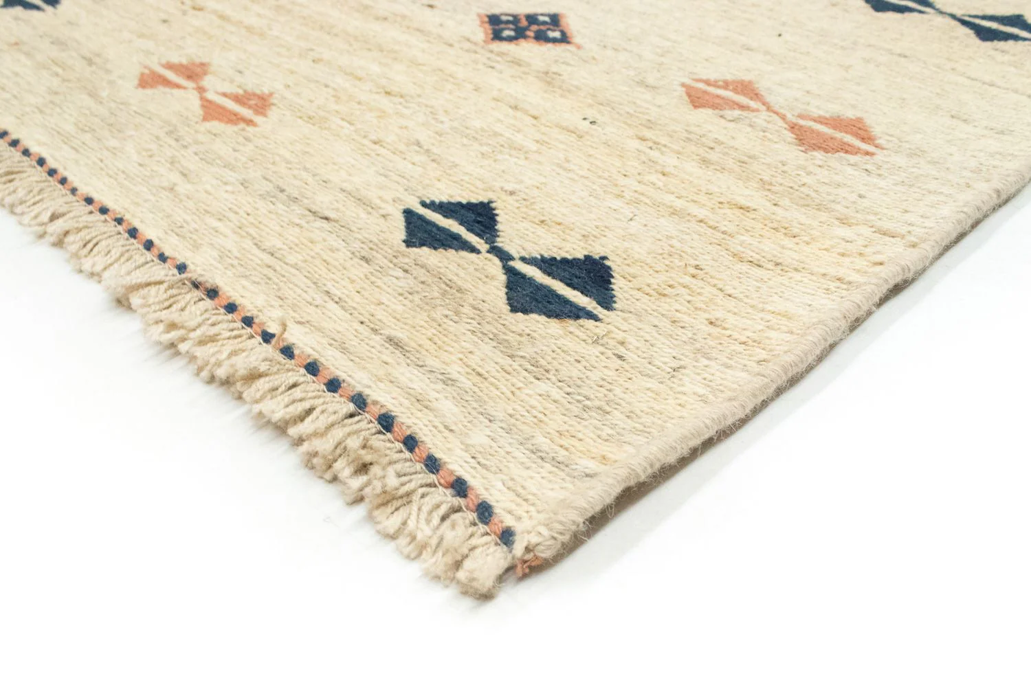 Gabbeh Teppich - Perser 196 x 148 cm - beige - Image 2