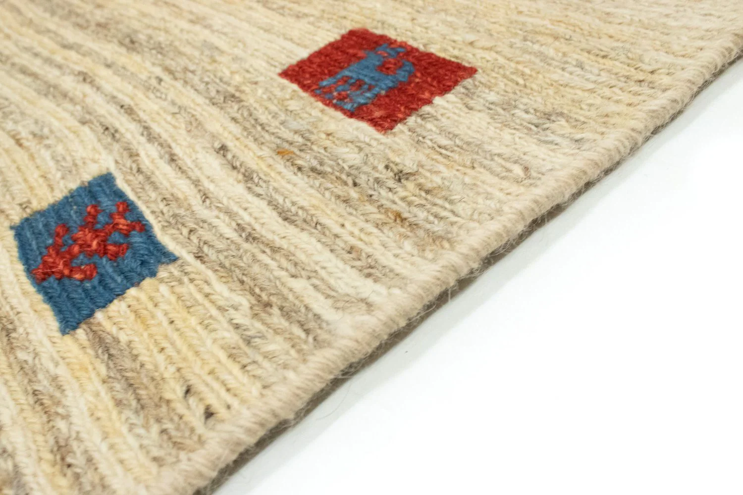 Gabbeh Teppich - Perser 196 x 156 cm - beige - Image 3