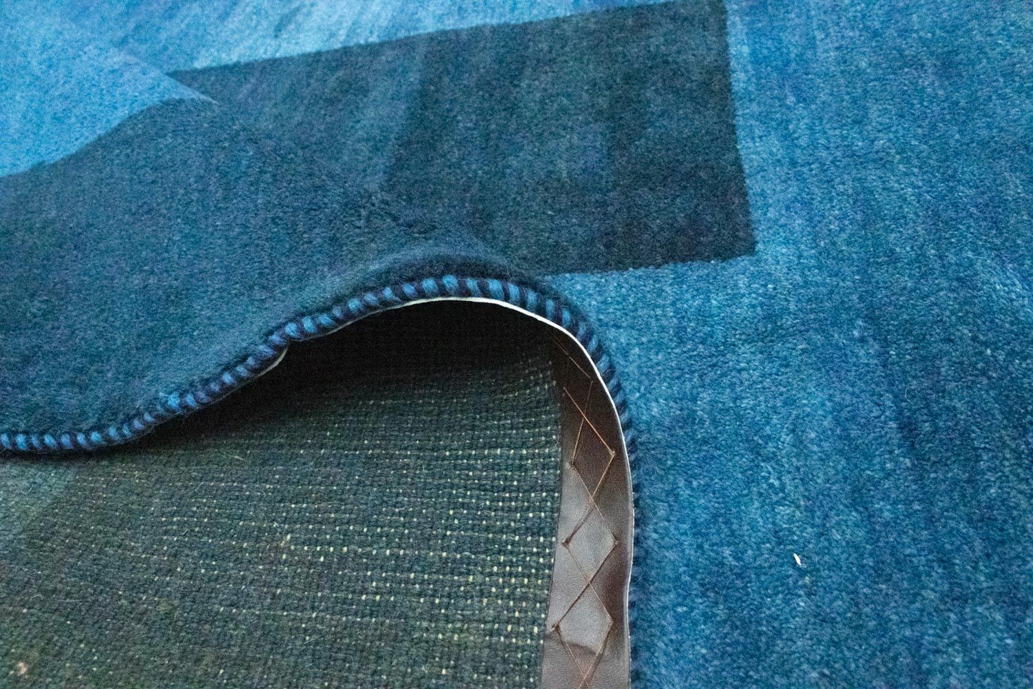 Gabbeh Teppich - Perser 197 x 151 cm - blau - Image 4