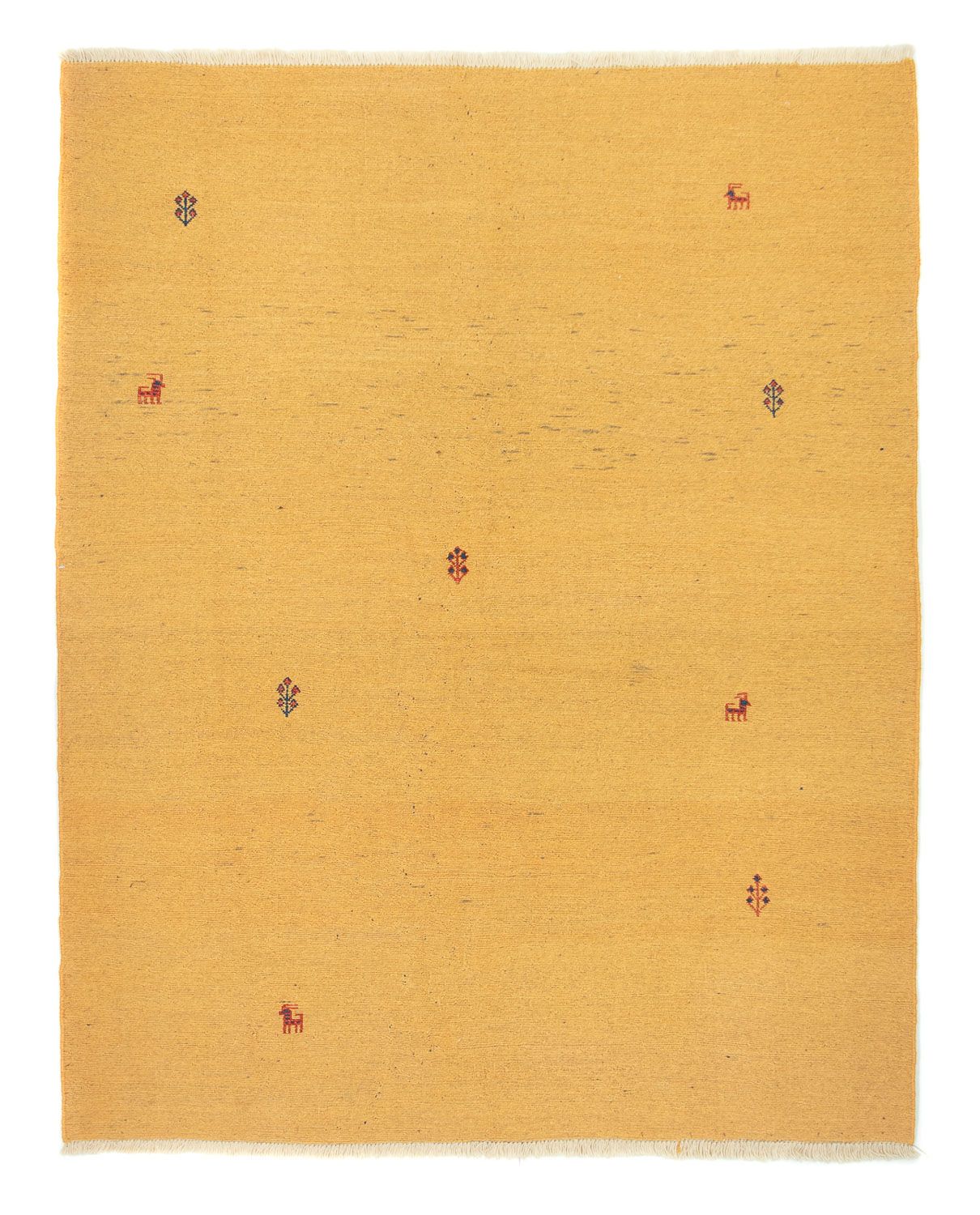Gabbeh Persisch Teppich 198x151cm - Perserteppich Wollteppich