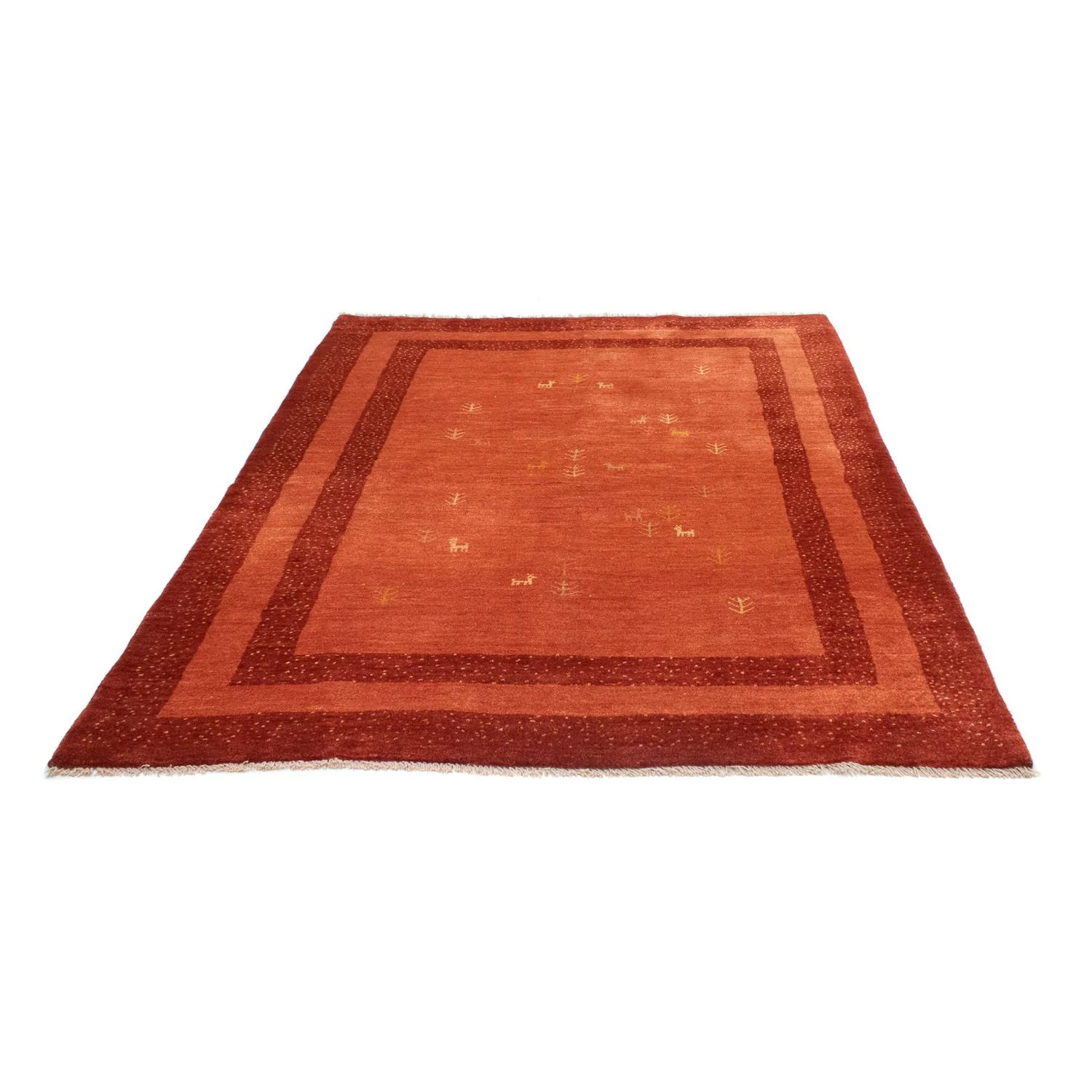 Gabbeh Teppich - Perser 200 x 150 cm - rot - Image 5