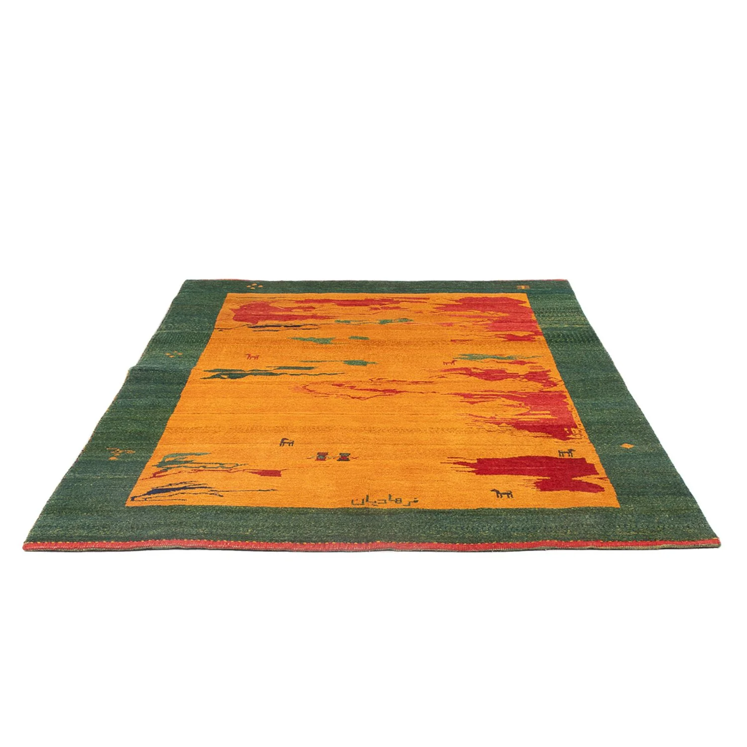 Gabbeh Persisch Teppich 207x163cm - Perserteppich Wollteppich - Image 5