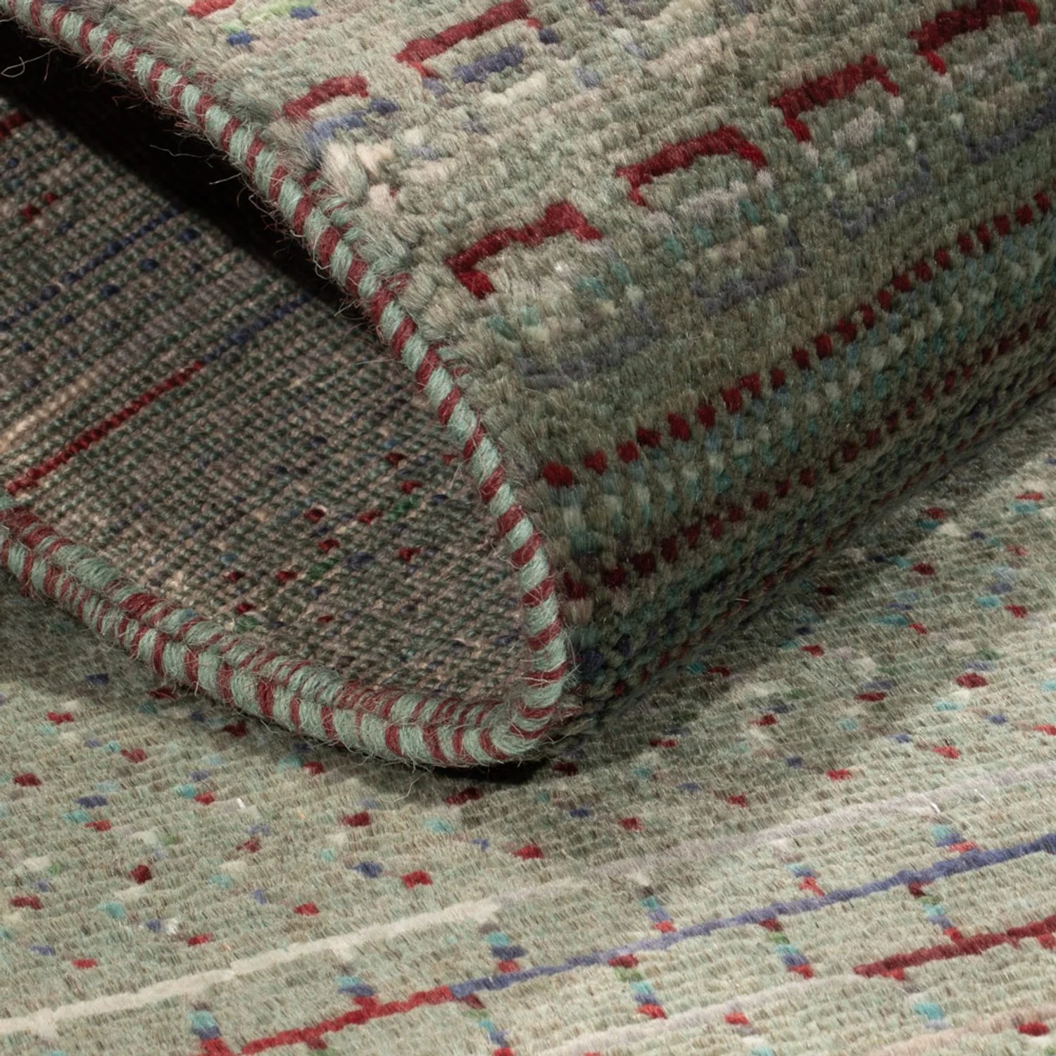 Gabbeh Persisch Teppich 208x136cm - Perserteppich Wollteppich - Image 4