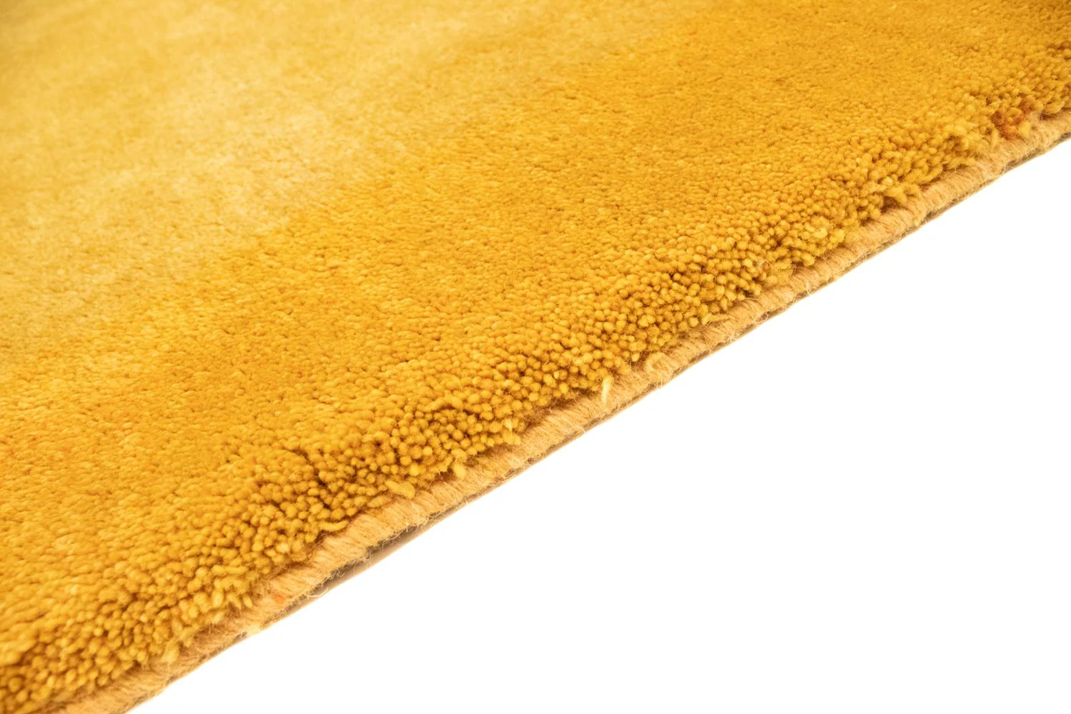 Gabbeh Teppich - Perser 208 x 178 cm - gold - Image 3