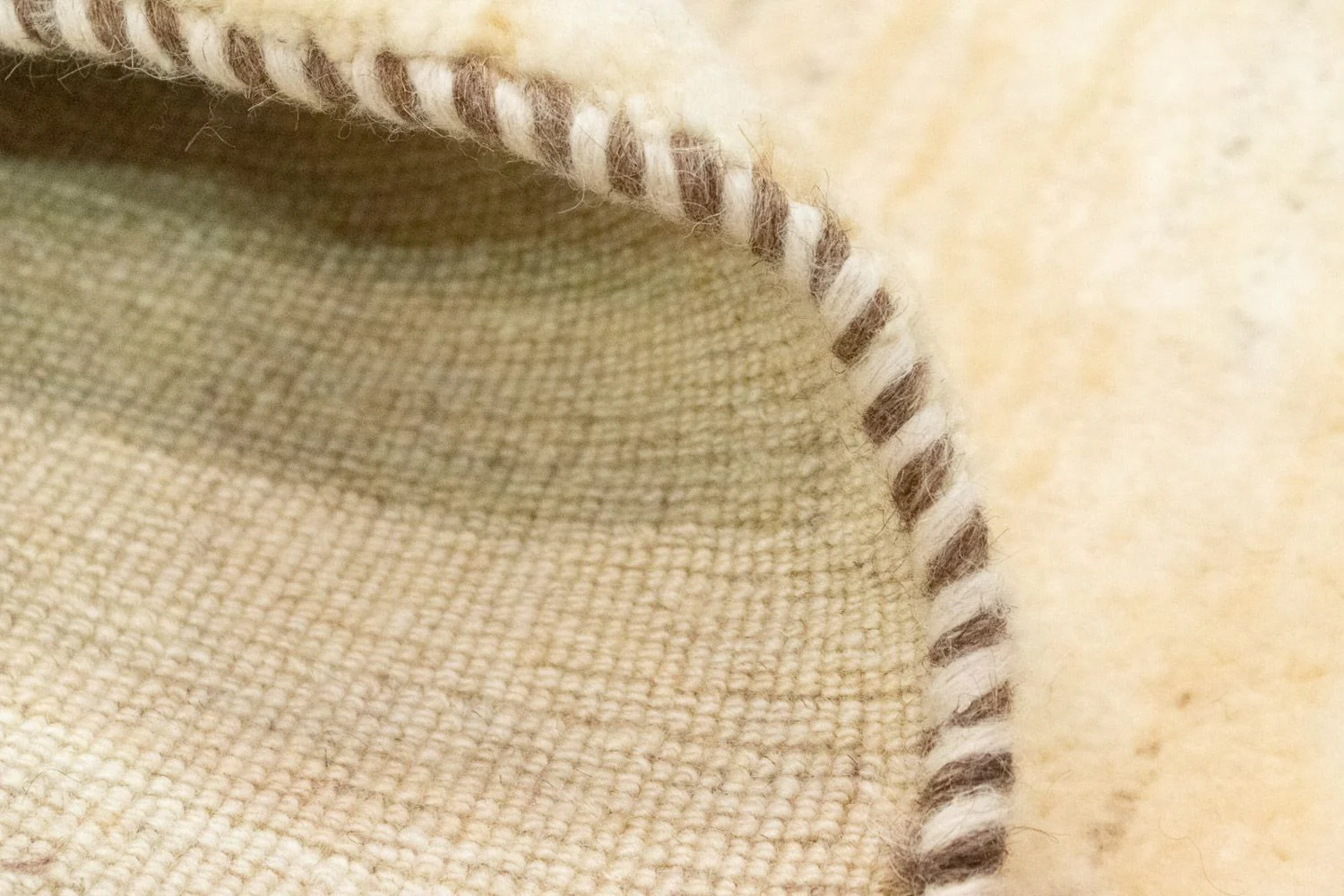Gabbeh Teppich - Perser 215 x 75 cm - beige - Image 4