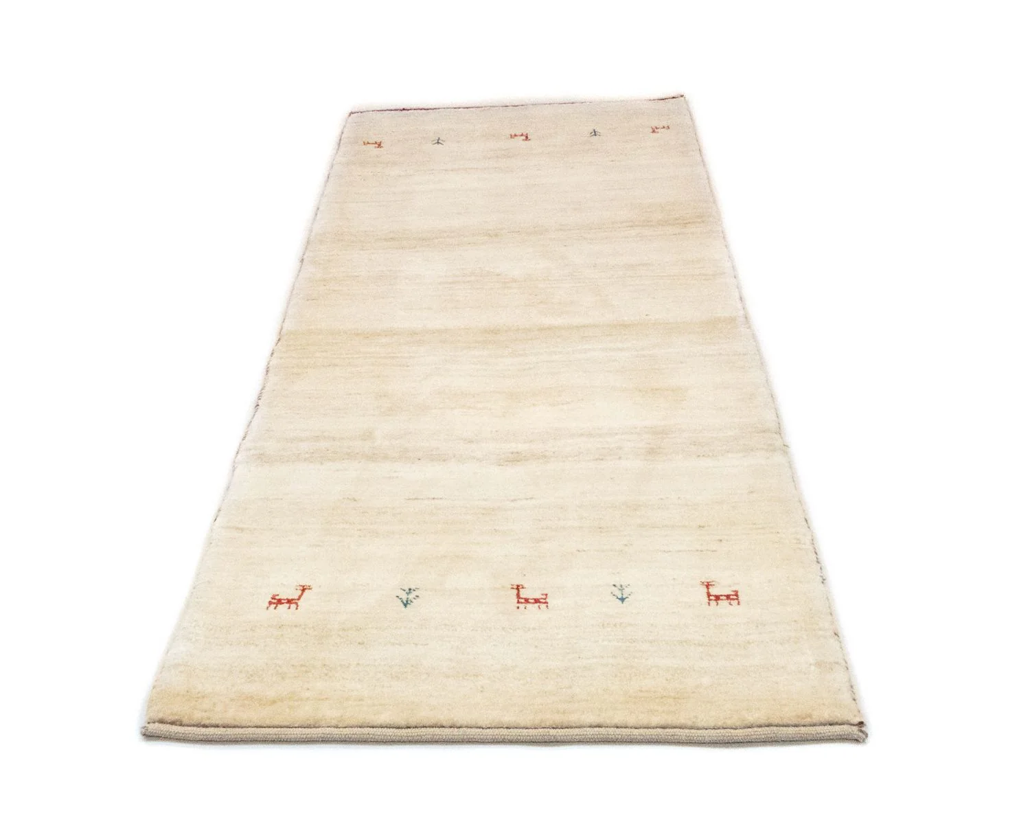 Gabbeh Teppich - Perser 215 x 75 cm - beige - Image 5
