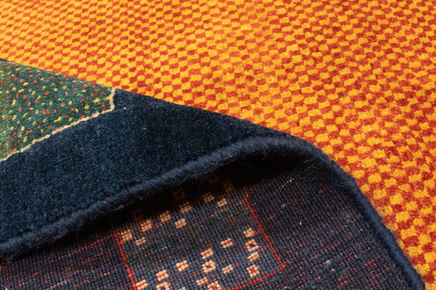 Gabbeh Teppich - Perser 238 x 172 cm - orange - Image 4