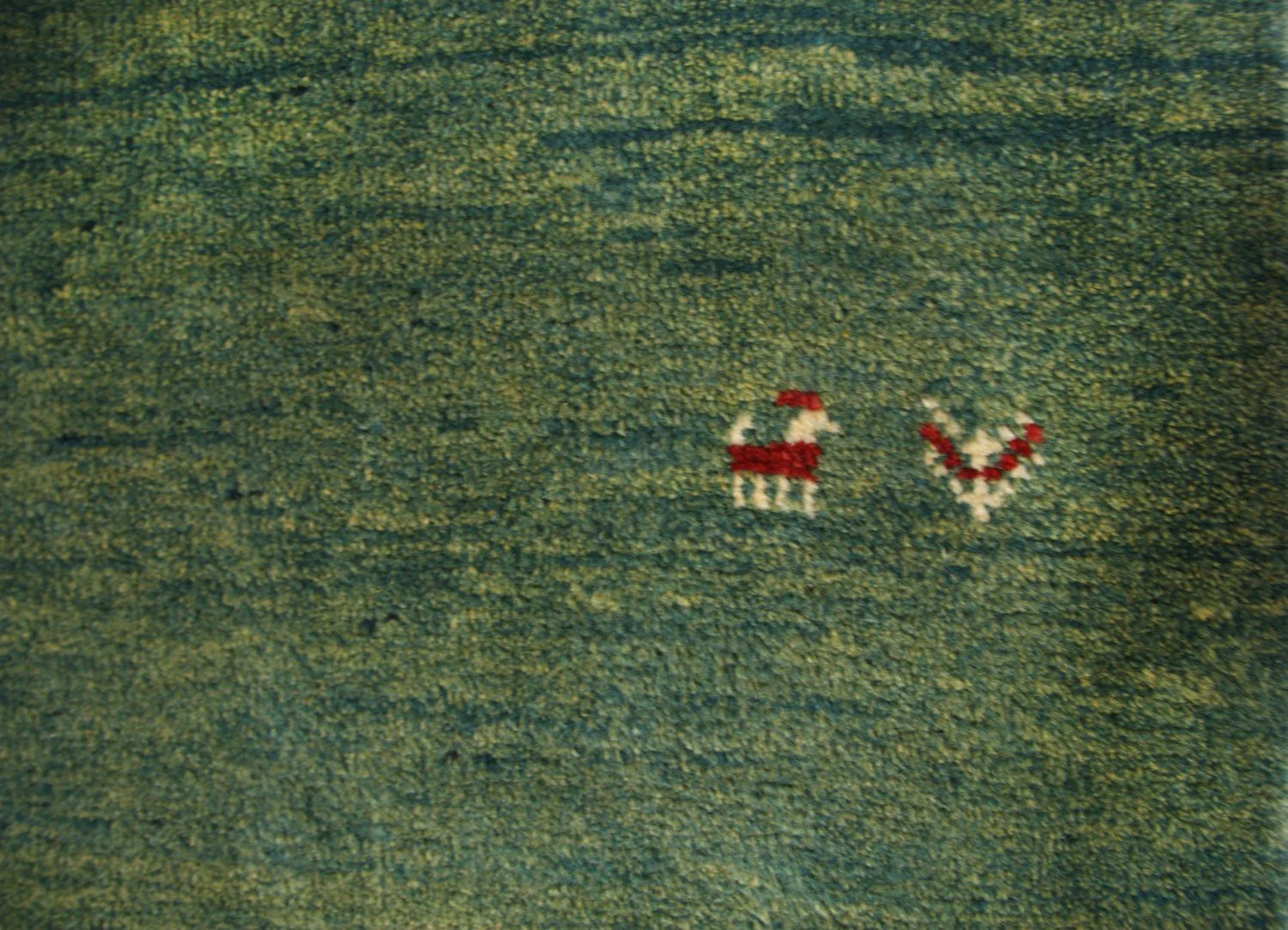 Gabbeh Teppich - Perser 247 x 90 cm - grün - Image 2