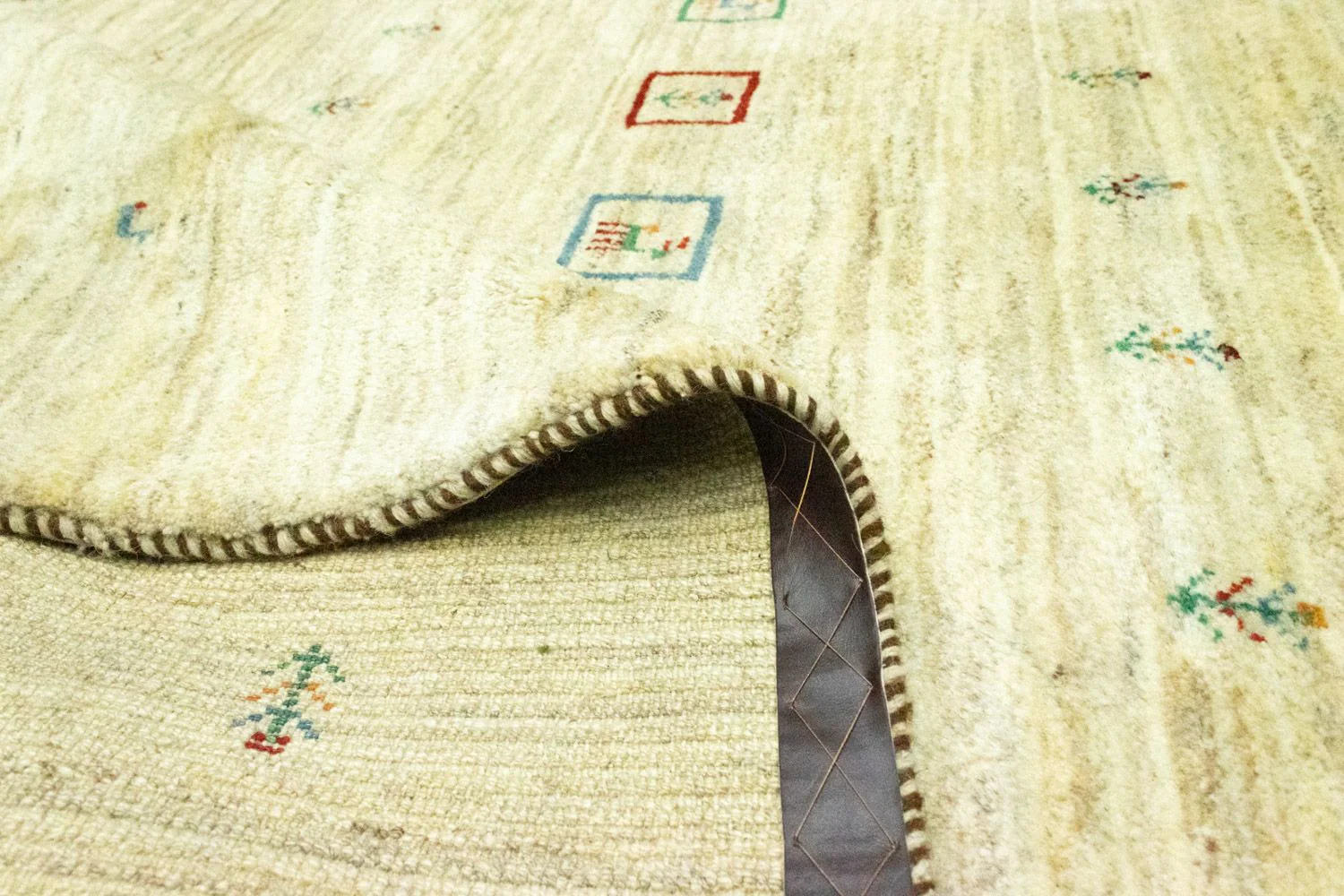 Gabbeh Teppich - Perser 285 x 199 cm - beige - Image 4