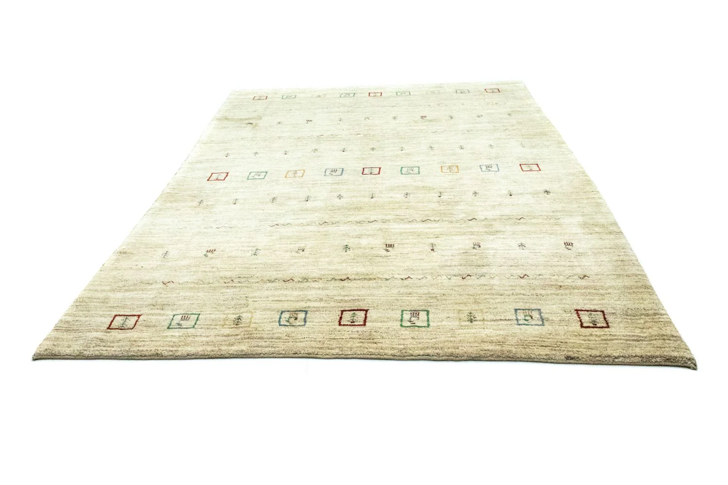 Gabbeh Teppich - Perser 285 x 199 cm - beige - Image 5