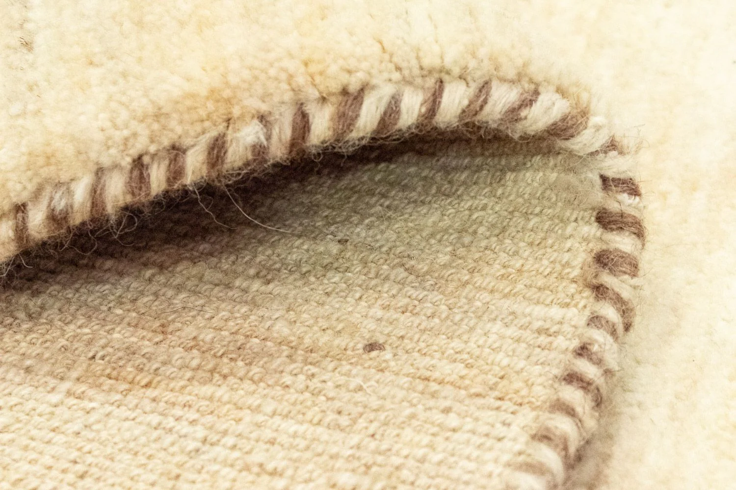Gabbeh Teppich - Perser 304 x 82 cm - beige - Image 4