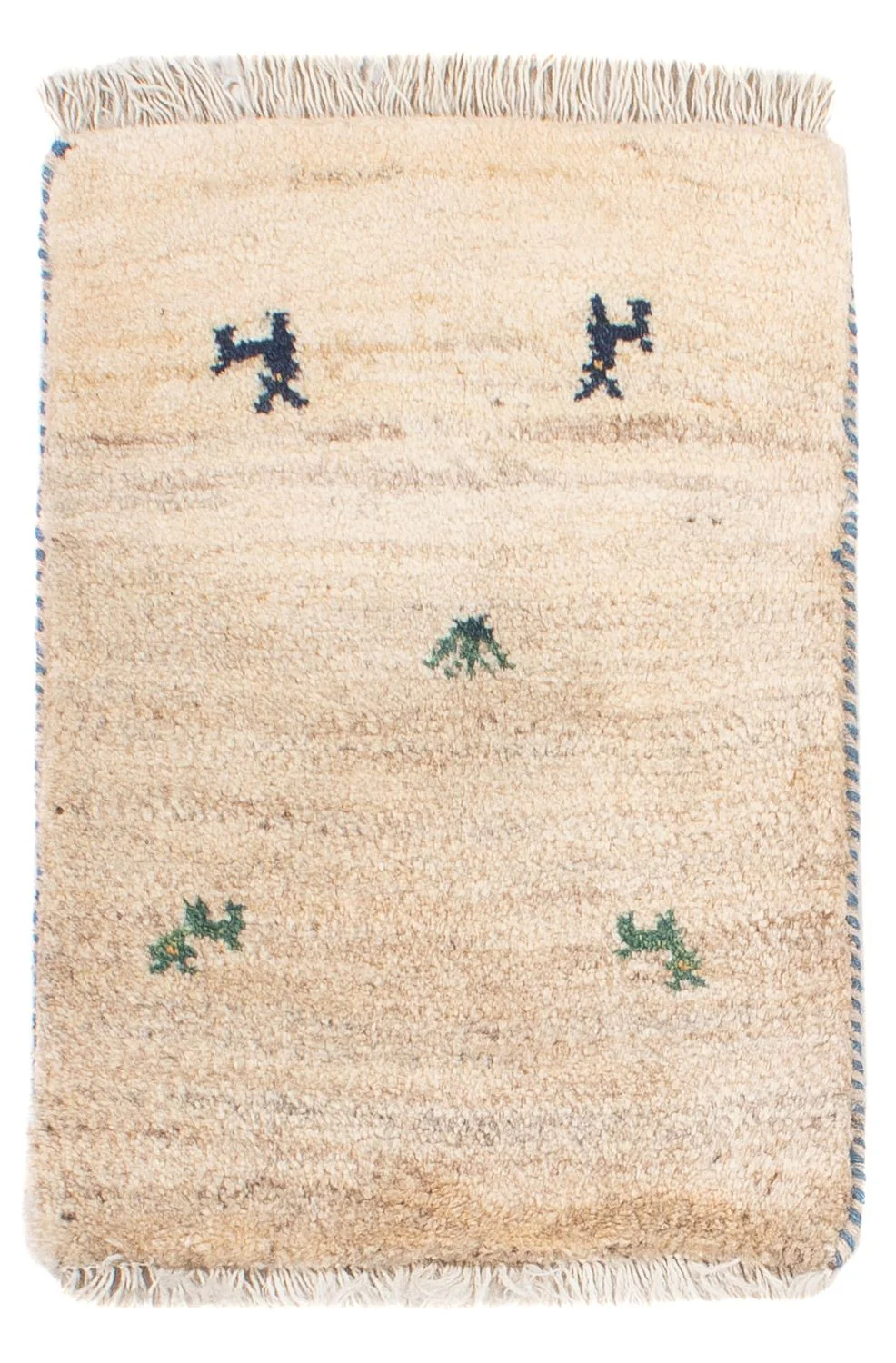 Gabbeh Persisch Teppich 60x40cm - Perserteppich Wollteppich