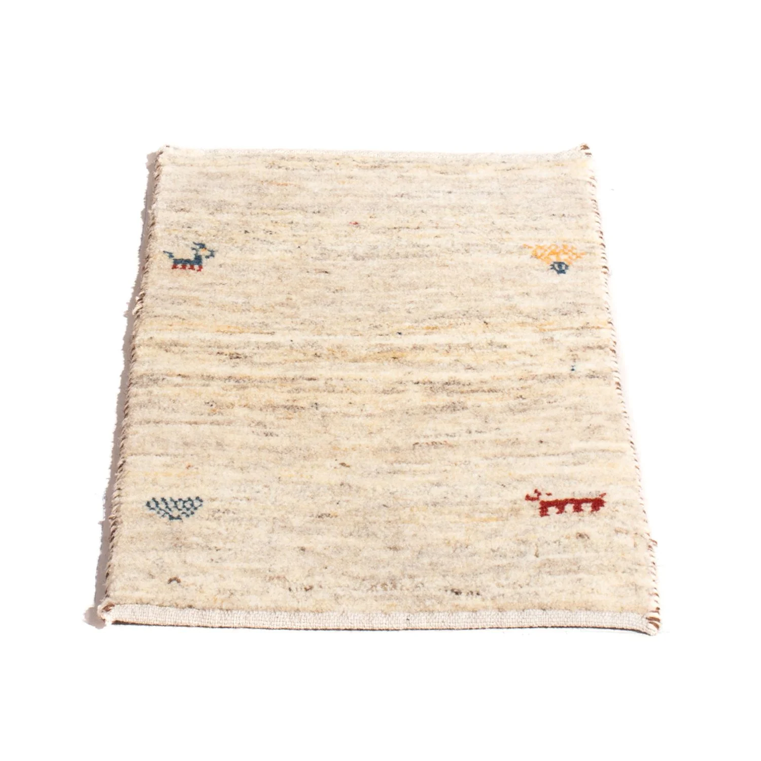 Gabbeh Persisch Teppich 60x40cm - Perserteppich Wollteppich - Image 4