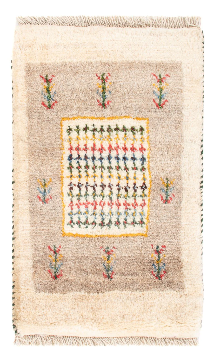 Gabbeh Teppich - Perser - 60 x 40 cm - mehrfarbig