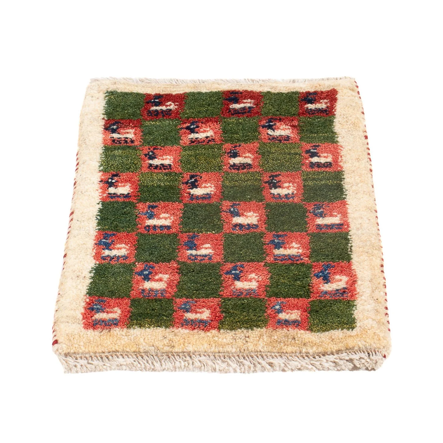 Gabbeh Persisch Teppich 60x40cm - Perserteppich Wollteppich - Image 4