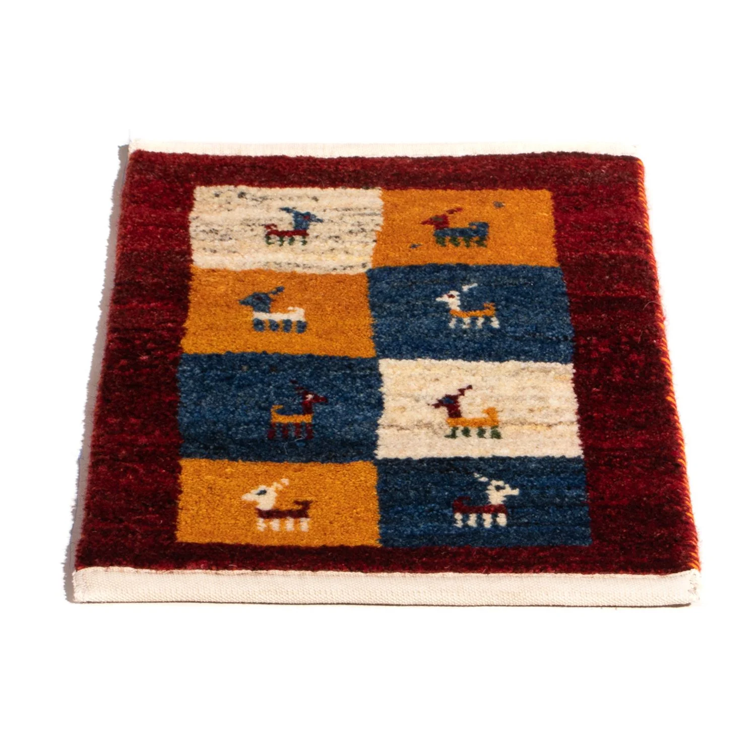 Gabbeh Persisch Teppich 60x40cm - Perserteppich Wollteppich - Image 4