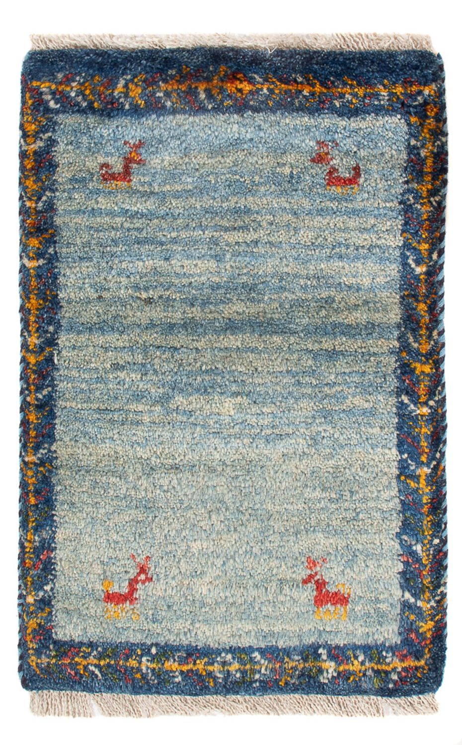 Gabbeh Persisch Teppich 60x40cm - Perserteppich Wollteppich