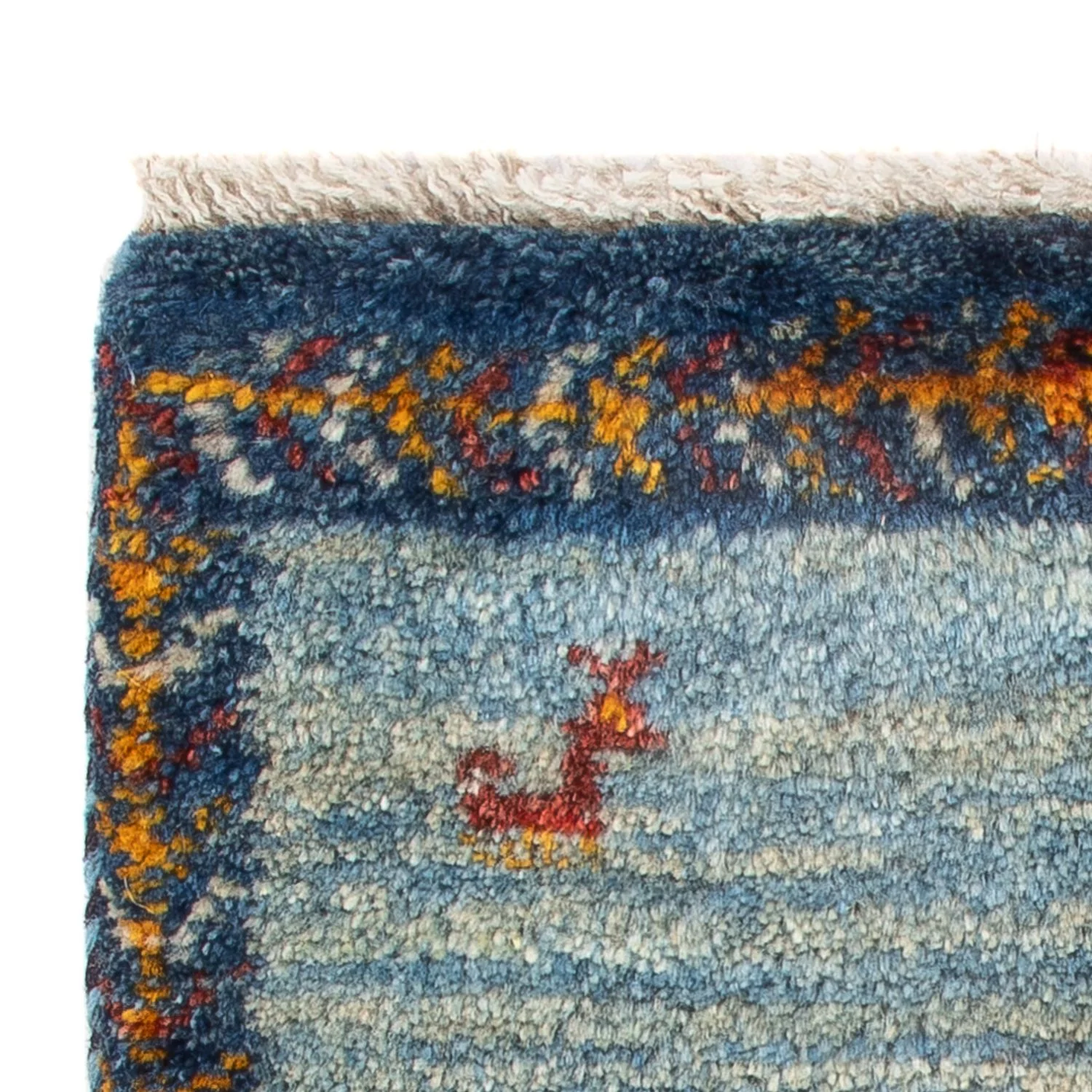 Gabbeh Persisch Teppich 60x40cm - Perserteppich Wollteppich - Image 3