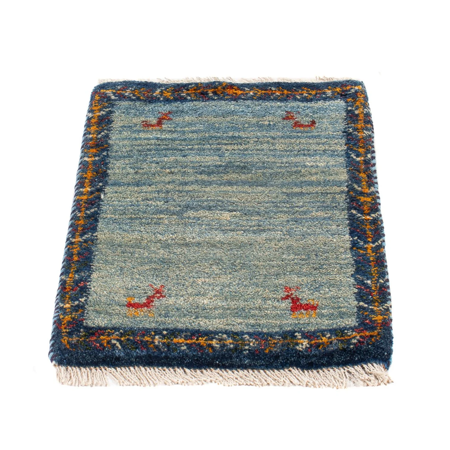 Gabbeh Persisch Teppich 60x40cm - Perserteppich Wollteppich - Image 4