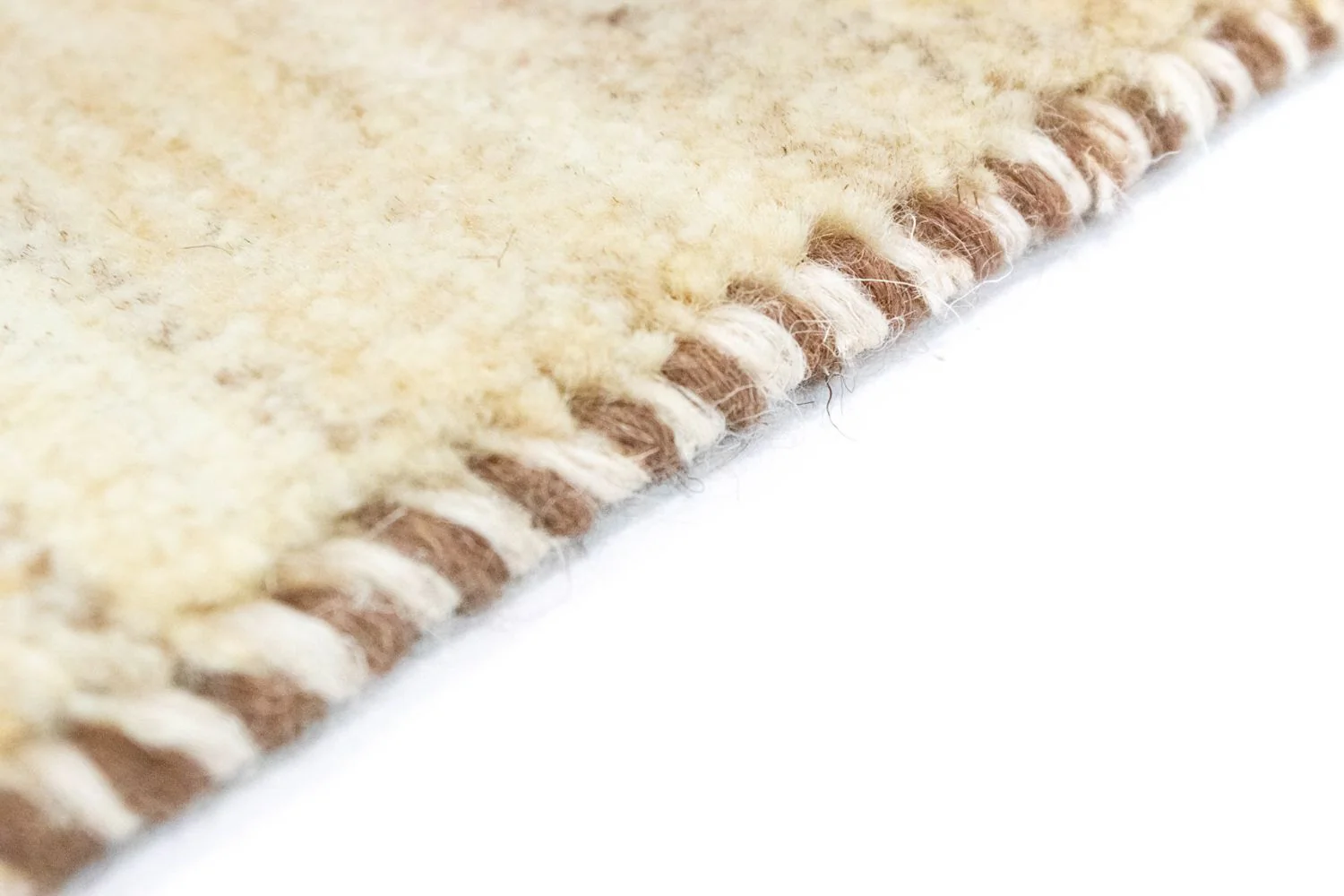 Gabbeh Teppich - Perser 60 x 40 cm - beige - Image 4