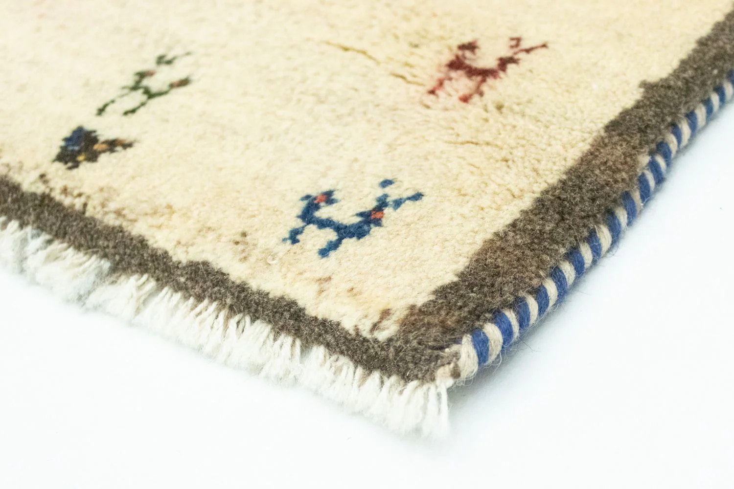 Gabbeh Persisch Teppich 60x40cm - Perserteppich Wollteppich - Image 2