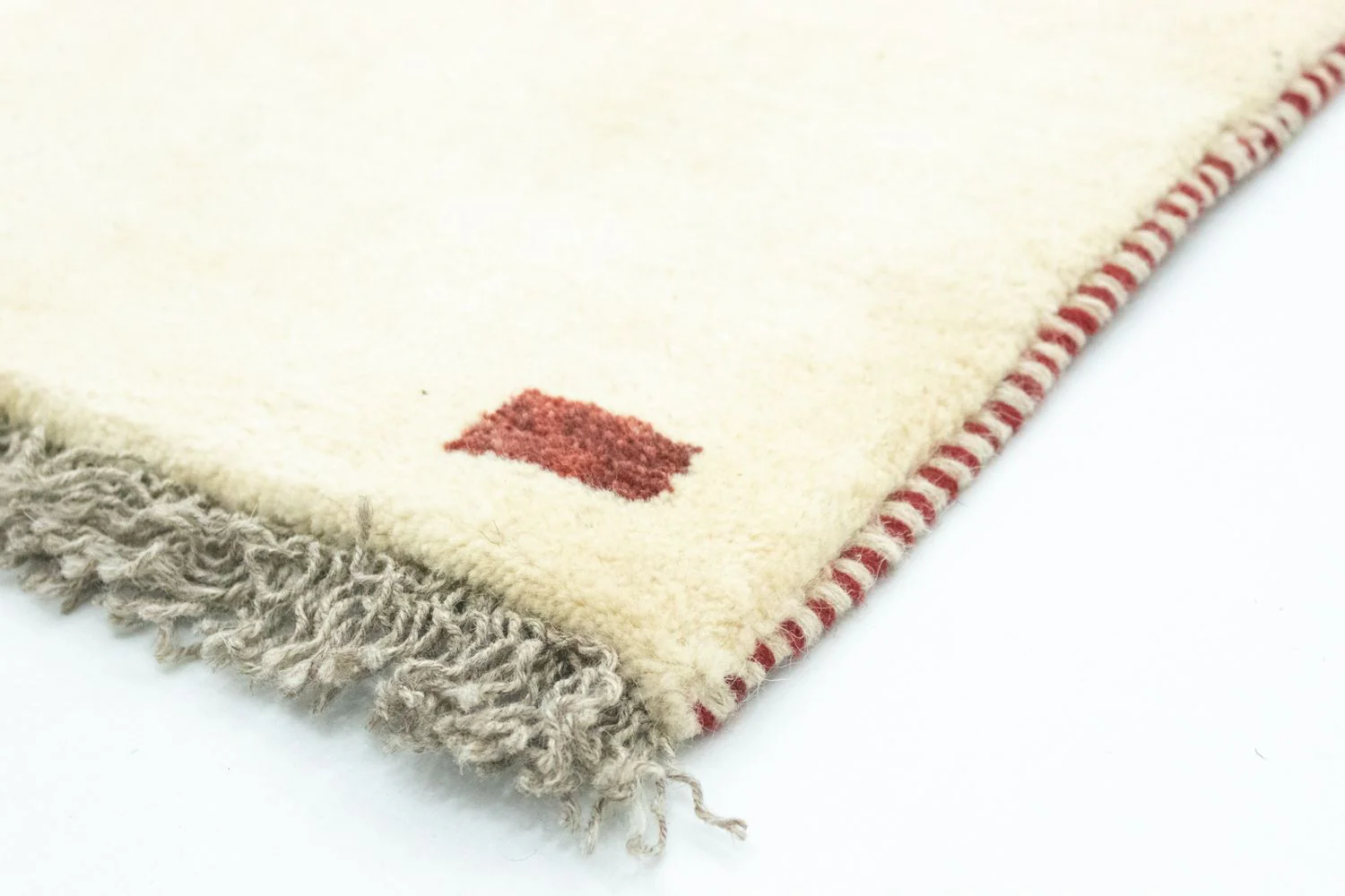 Gabbeh Teppich - Perser 60 x 40 cm - beige - Image 2