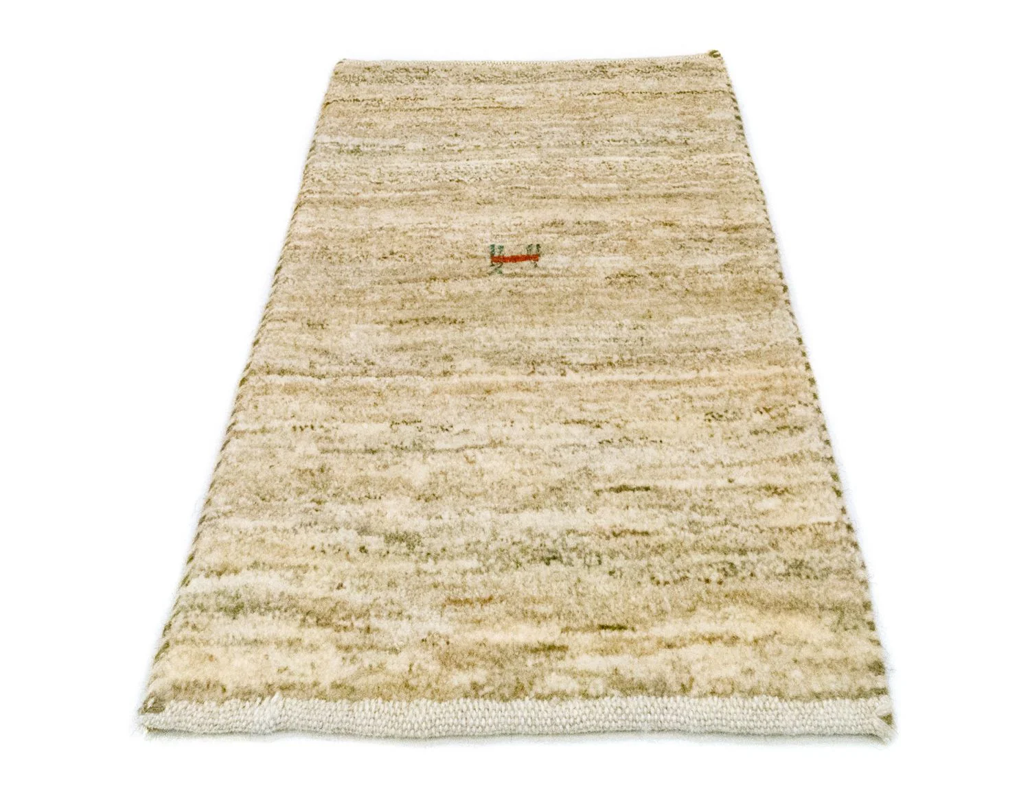 Gabbeh Teppich - Perser 60 x 40 cm - beige - Image 5