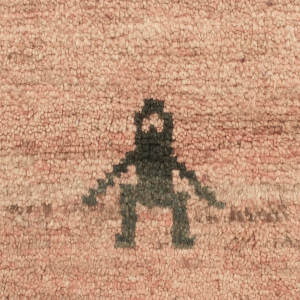 Gabbeh Persisch Teppich 82x56cm - Perserteppich Wollteppich - Image 2