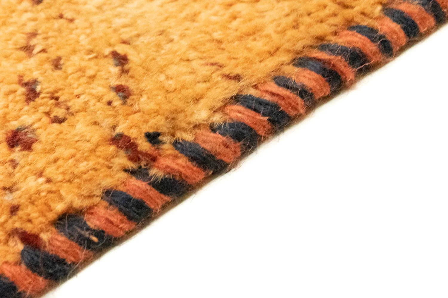 Gabbeh Teppich - Perser 86 x 58 cm - gold - Image 3
