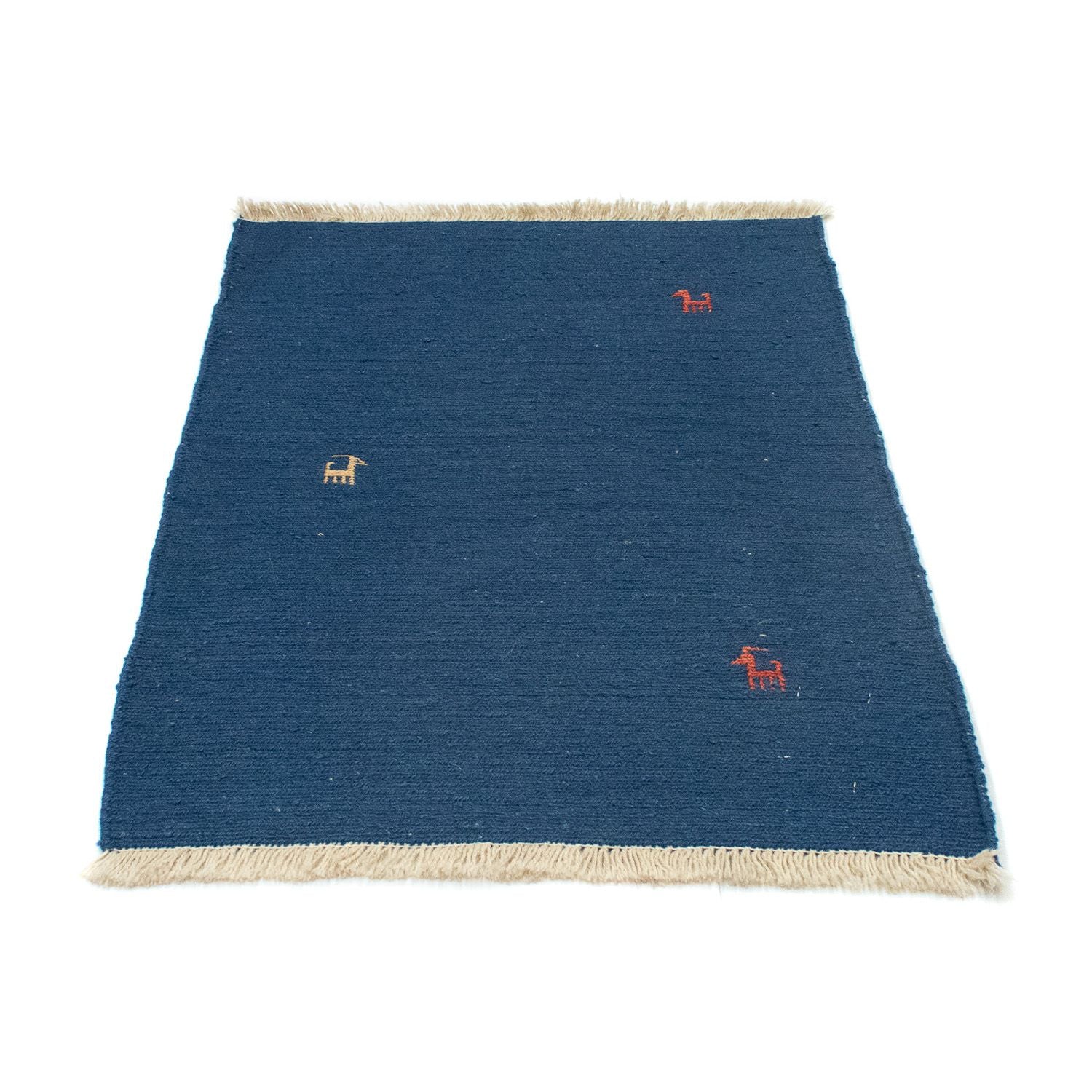 Gabbeh Teppich - Perser 86 x 63 cm - dunkelblau - Image 5