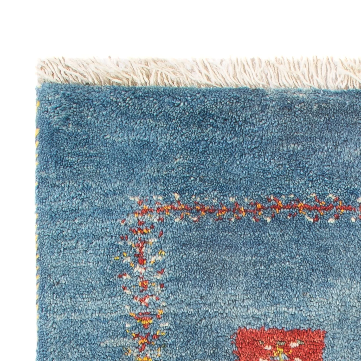 Gabbeh Persisch Teppich 87x59cm - Perserteppich Wollteppich - Image 3