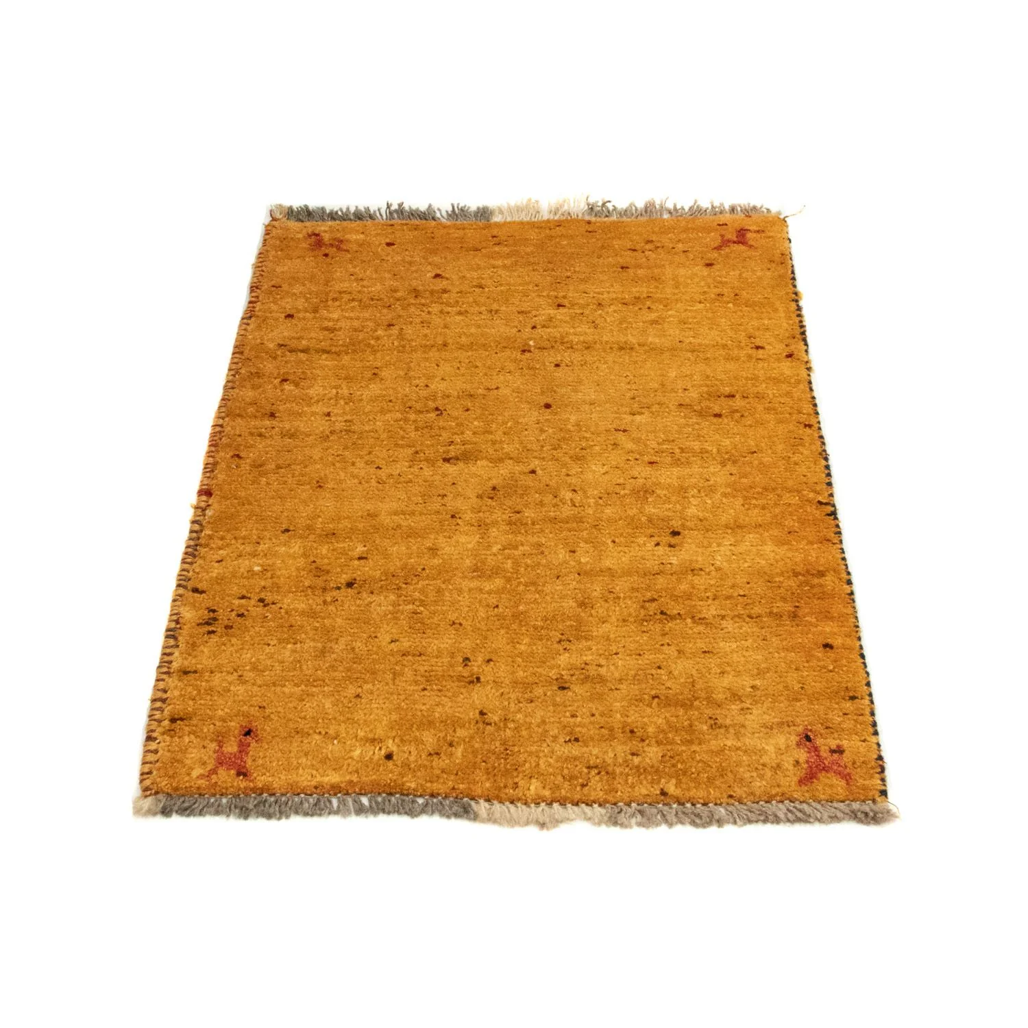 Gabbeh Teppich - Perser 87 x 62 cm - gold - Image 3