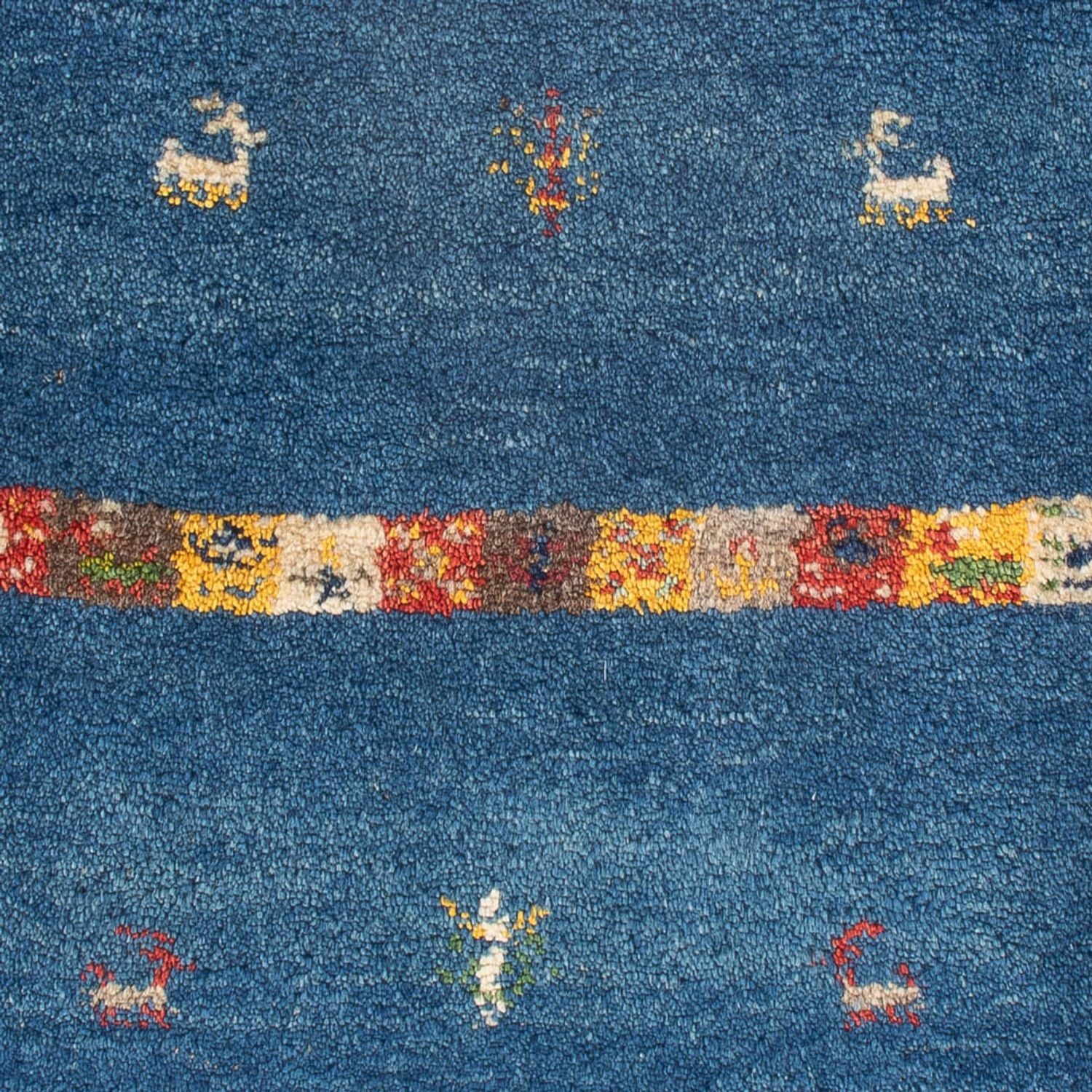 Gabbeh Persisch Teppich 87x63cm - Perserteppich Wollteppich - Image 2