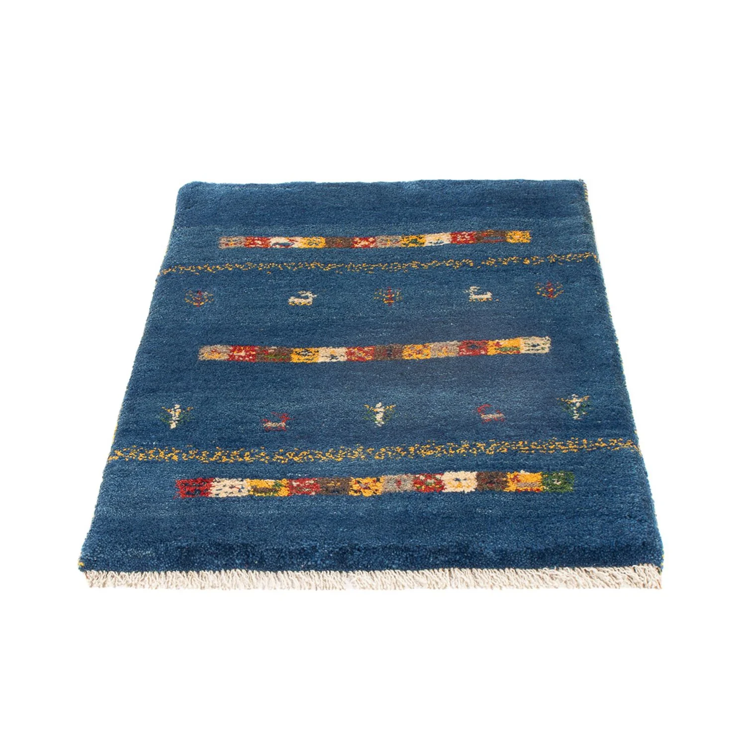 Gabbeh Persisch Teppich 87x63cm - Perserteppich Wollteppich - Image 4