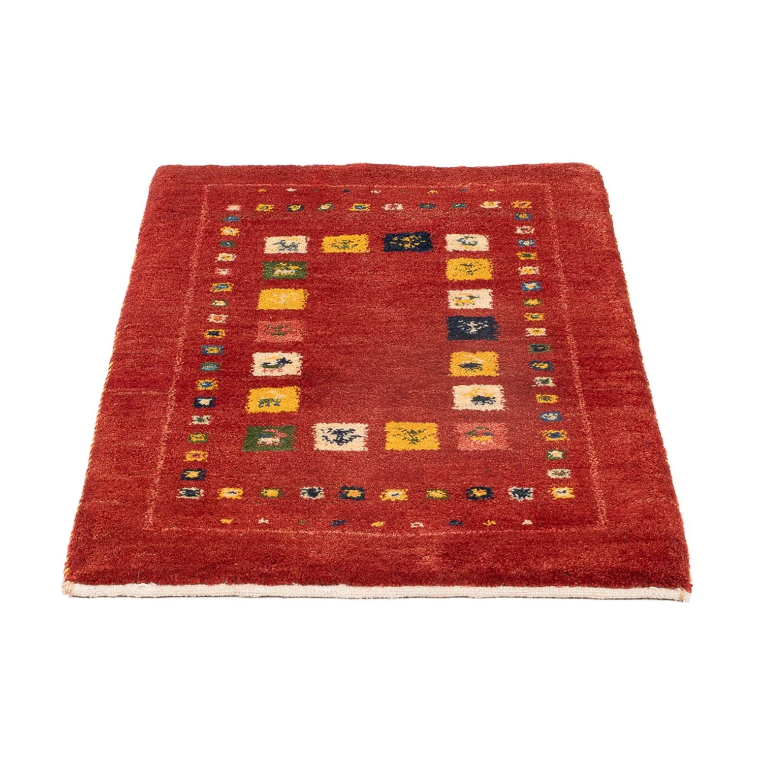 Gabbeh Persisch Teppich 88x59cm - Perserteppich Wollteppich - Image 4
