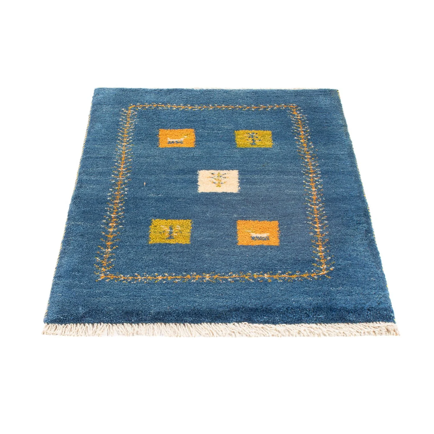 Gabbeh Persisch Teppich 89x59cm - Perserteppich Wollteppich - Image 5