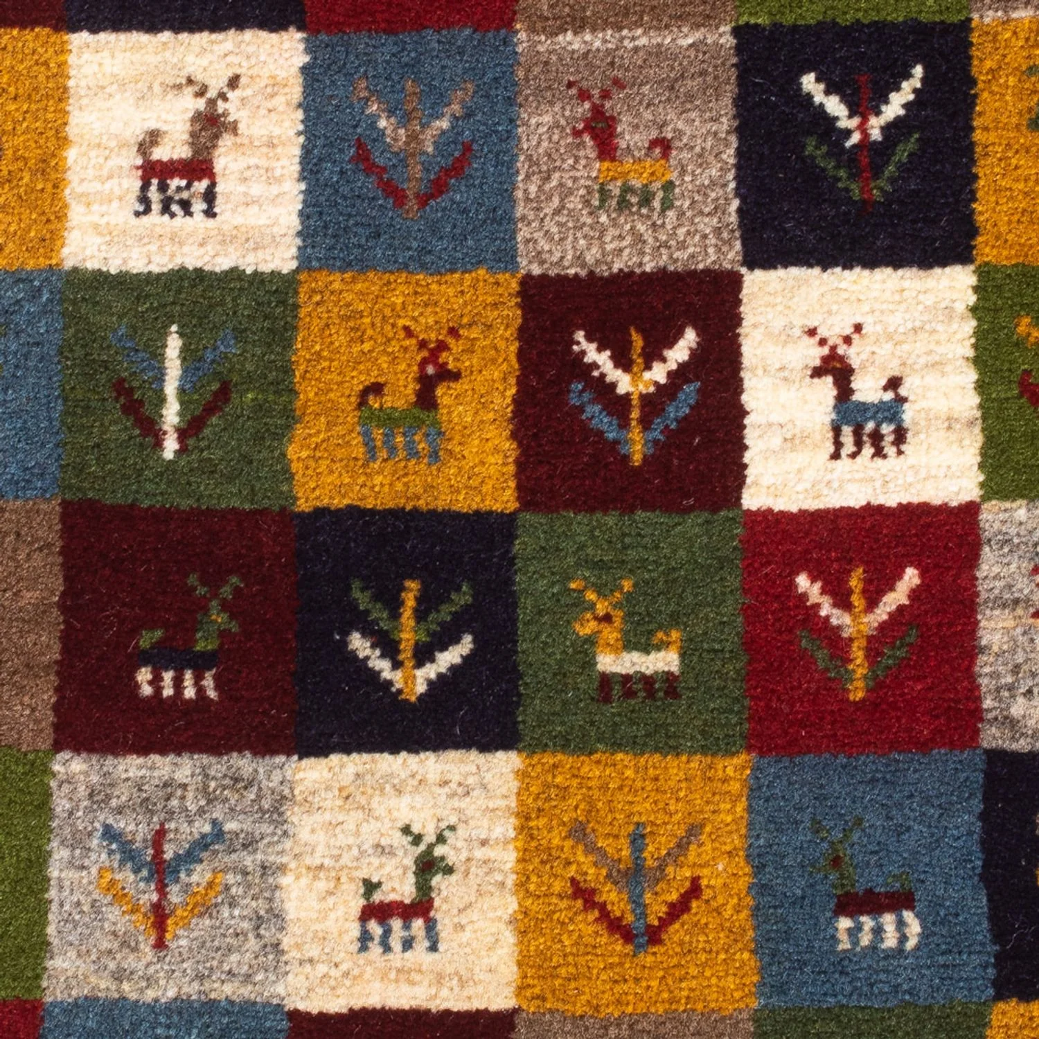 Gabbeh Persisch Teppich 90x62cm - Perserteppich Wollteppich - Image 2