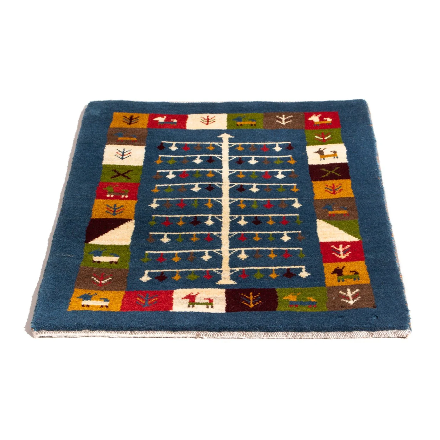 Gabbeh Persisch Teppich 90x62cm - Perserteppich Wollteppich - Image 5