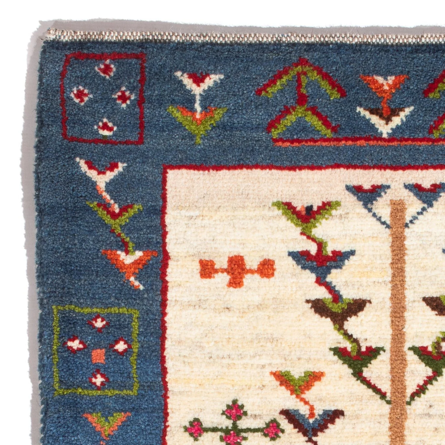Gabbeh Persisch Teppich 92x63cm - Perserteppich Wollteppich - Image 3